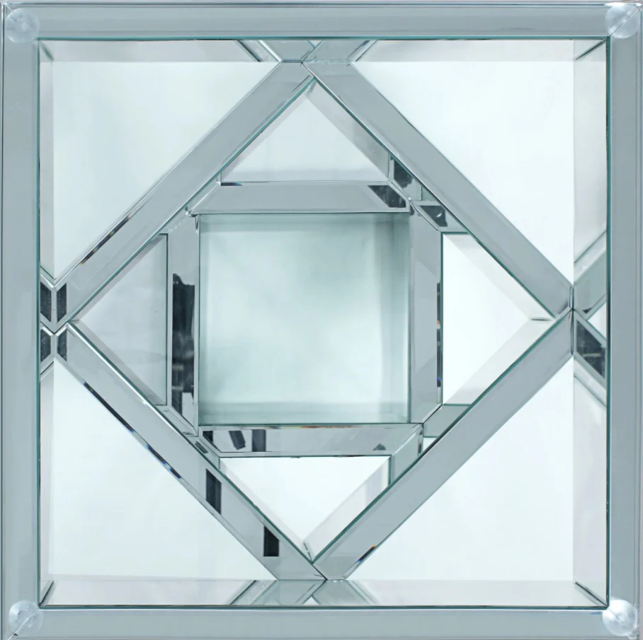 Contempo Glass And Bling End Table By Homeroots - Image 4