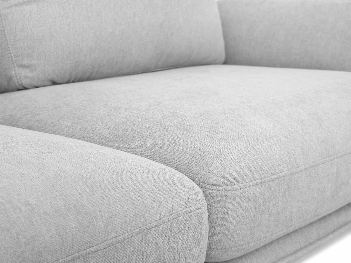 Contempo Retro 89" Creamy Off White Loveseat By Homeroots - Image 12
