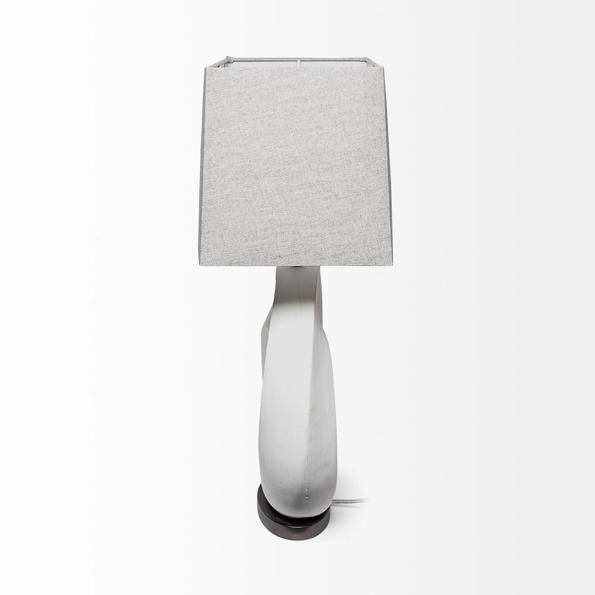 Contempo White O Ring Table Lamp By Homeroots - Image 3