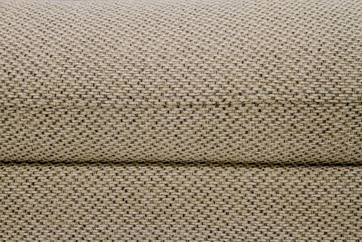 Contemporary 84" Tan Sofa With Two Cushions By Homeroots - Image 6