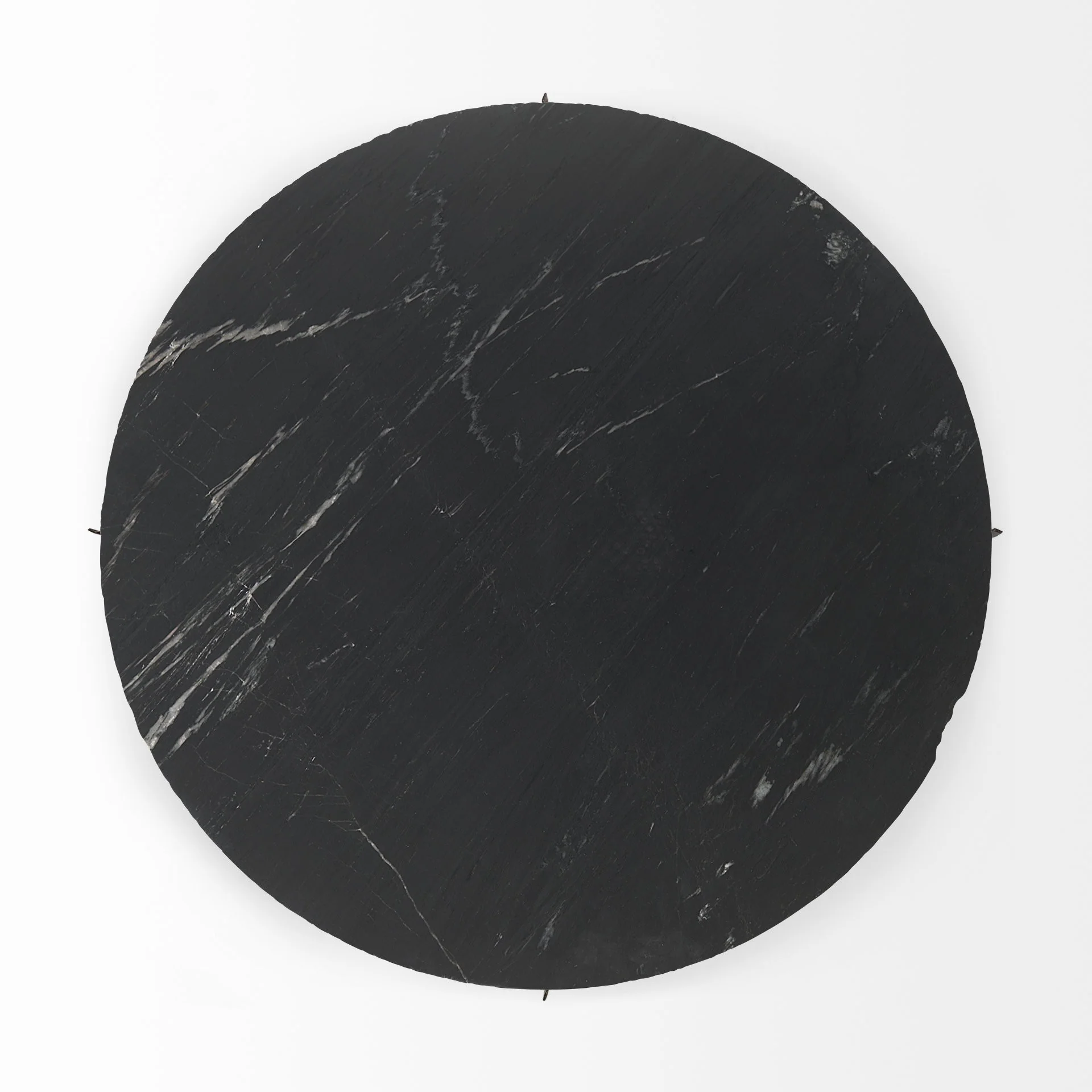 Contemporary Black Marble Coffee Table By Homeroots - Image 6
