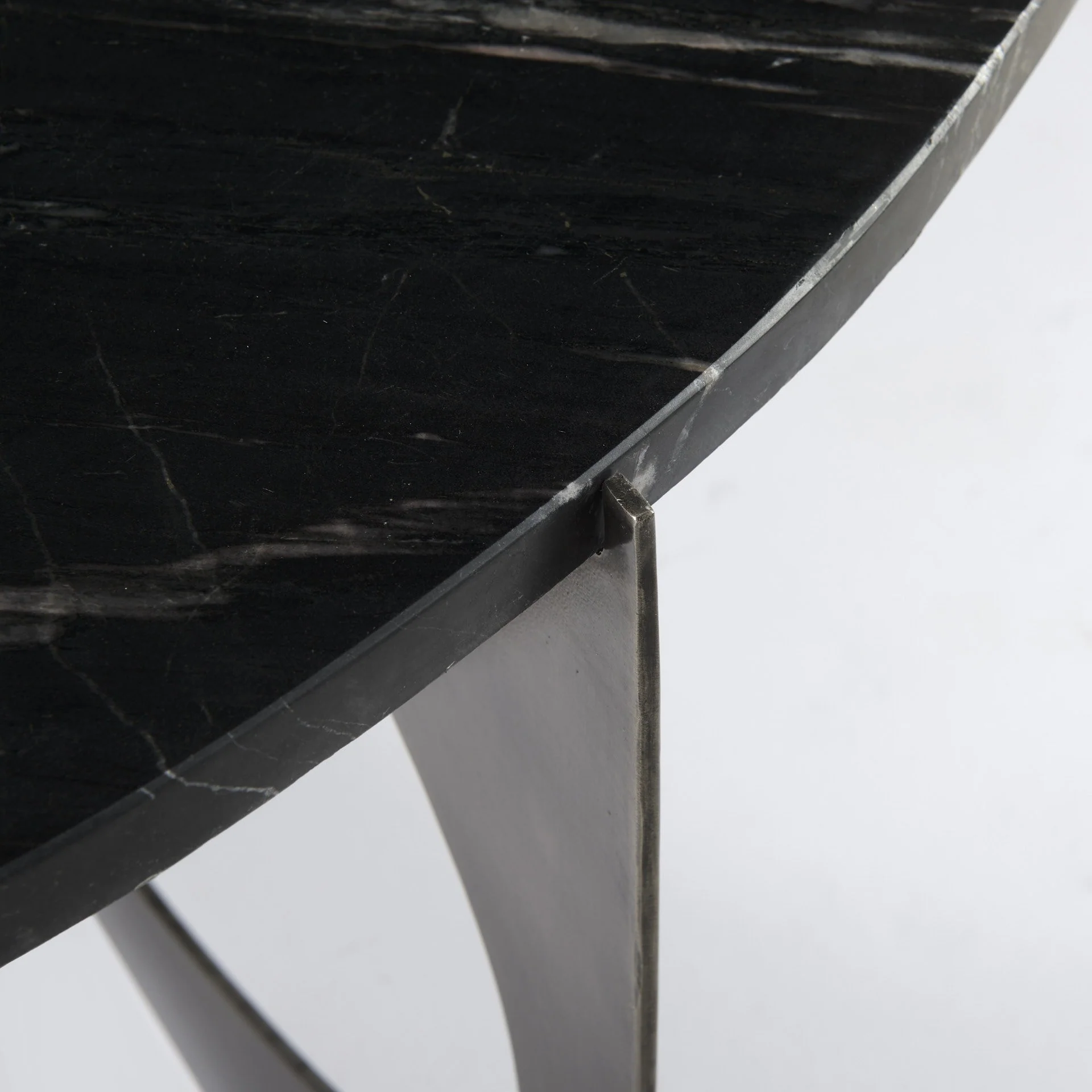 Contemporary Black Marble Coffee Table By Homeroots - Image 7