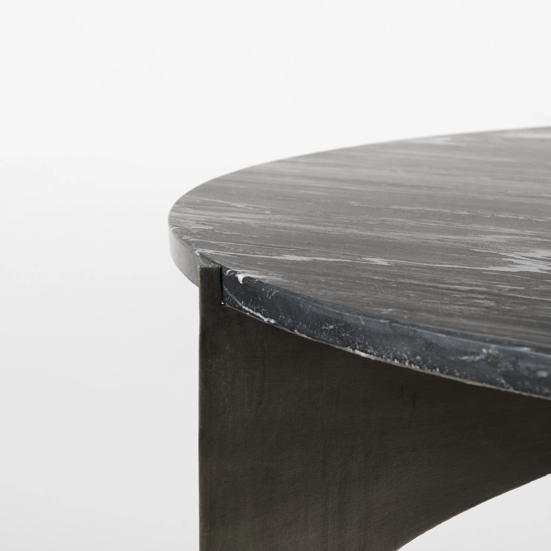 Contemporary Black Marble Coffee Table By Homeroots - Image 8