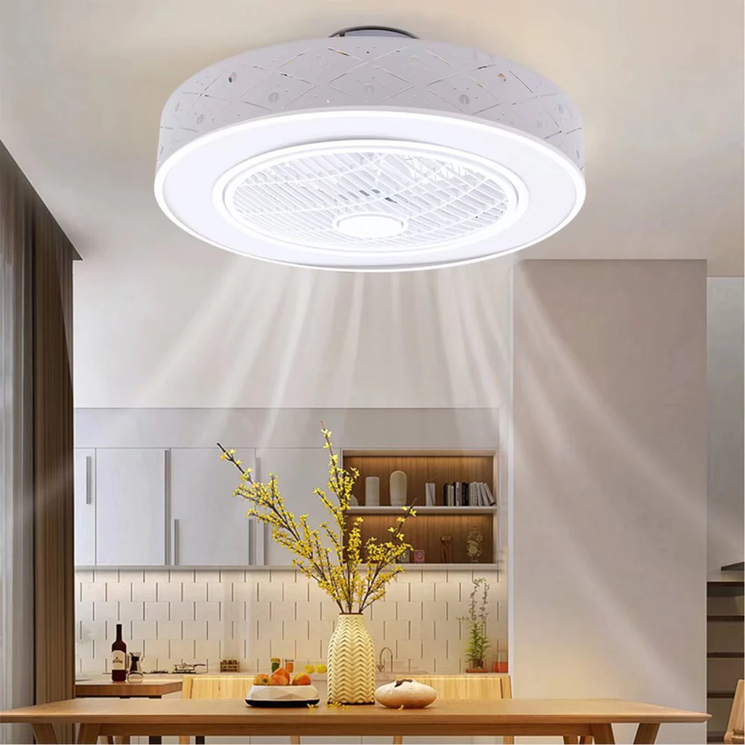Contemporary Ceiling Ceiling Fan and Light By Homeroots - Image 2