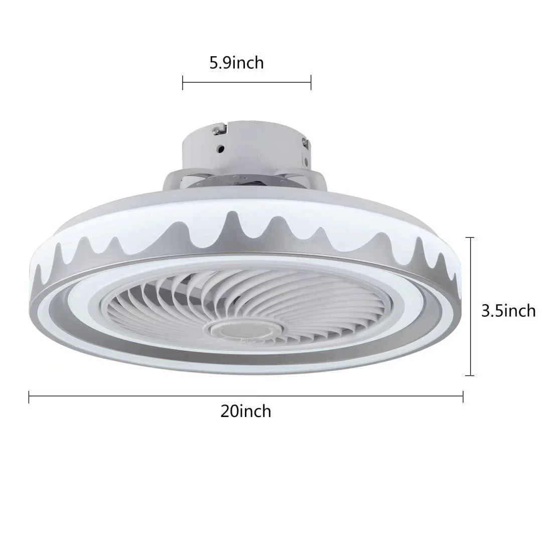 Contemporary Ceiling Fan and Light By Homeroots - Image 5