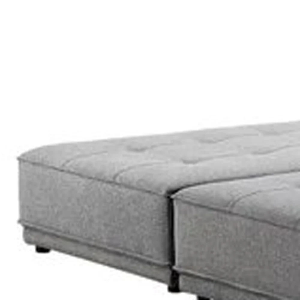 Contemporary Gray Ultimate Lounger Modular Sectional Sofa By Homeroots - Image 2