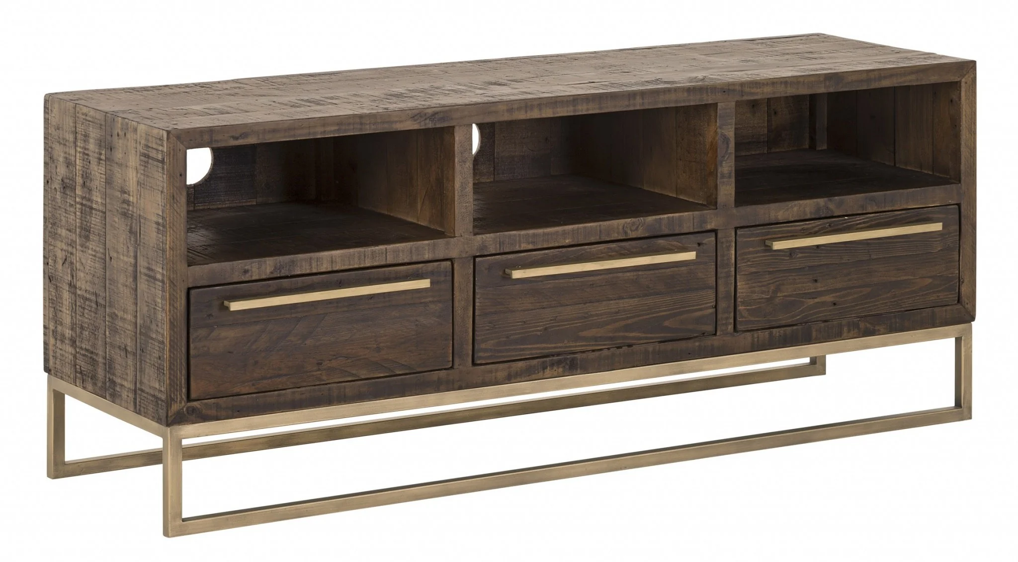 Contemporary Industrial Style TV Console By Homeroots - Image 4