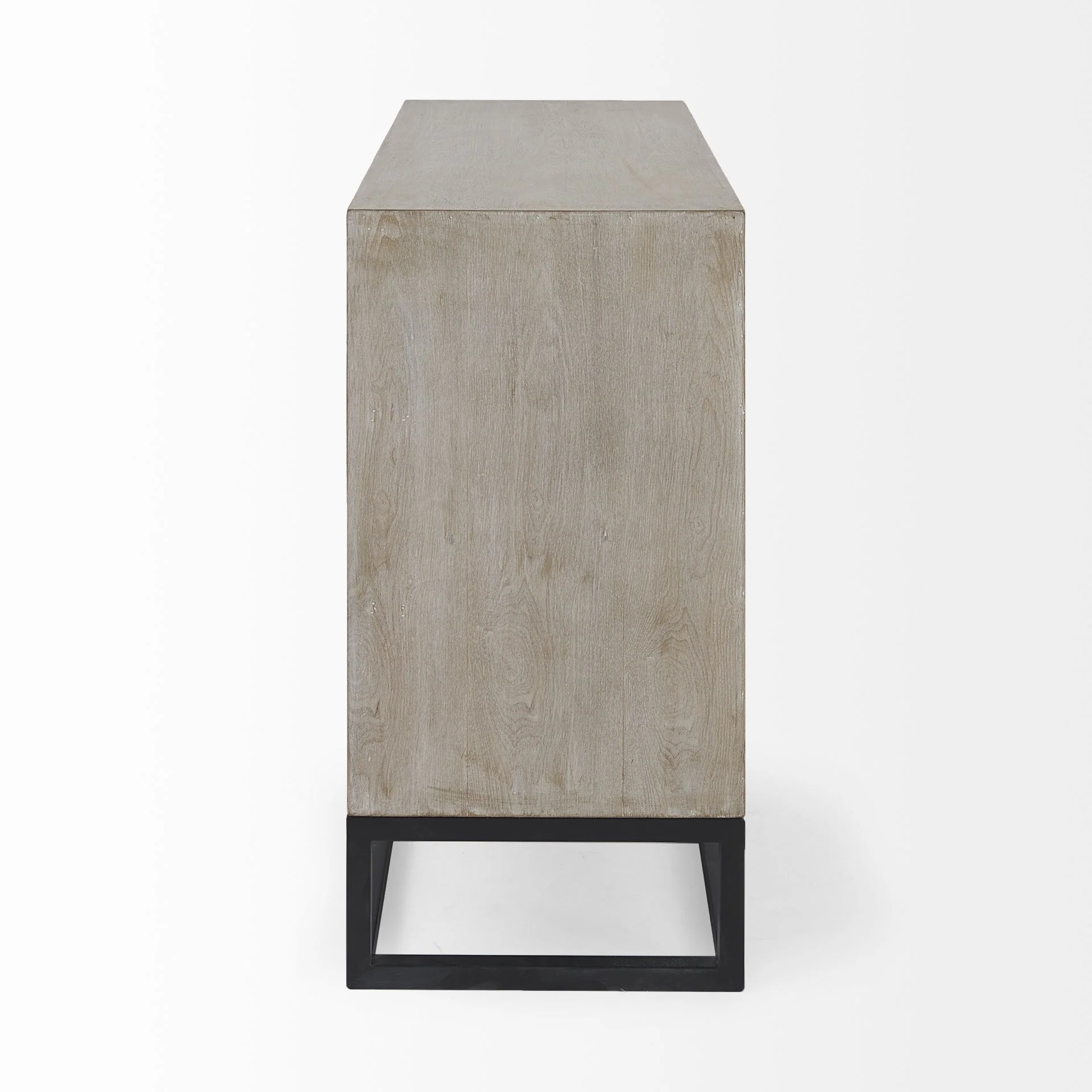 Contemporary Light Wash Diamond Accent Cabinet By Homeroots - Image 3
