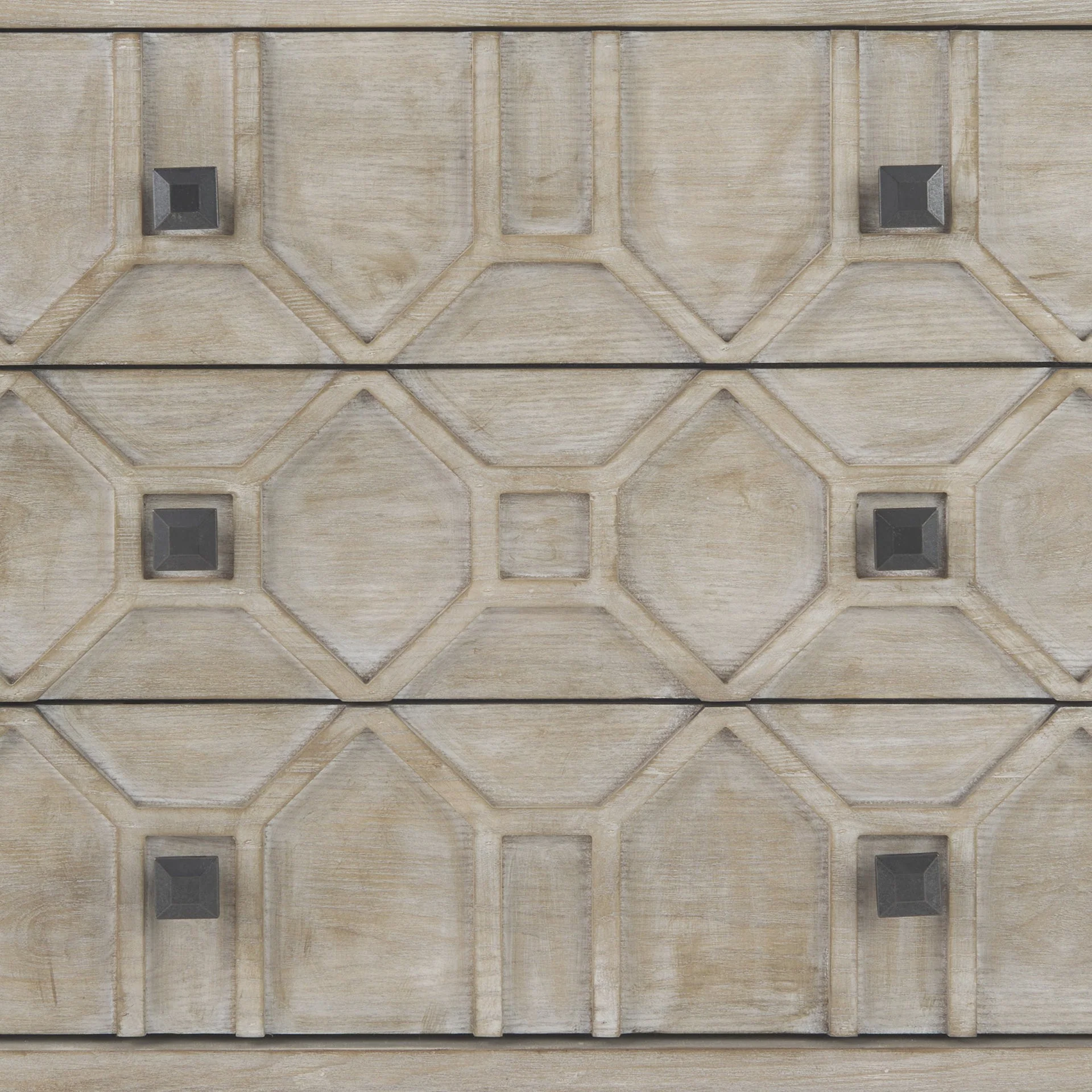 Contemporary Light Wash Diamond Accent Cabinet By Homeroots - Image 6