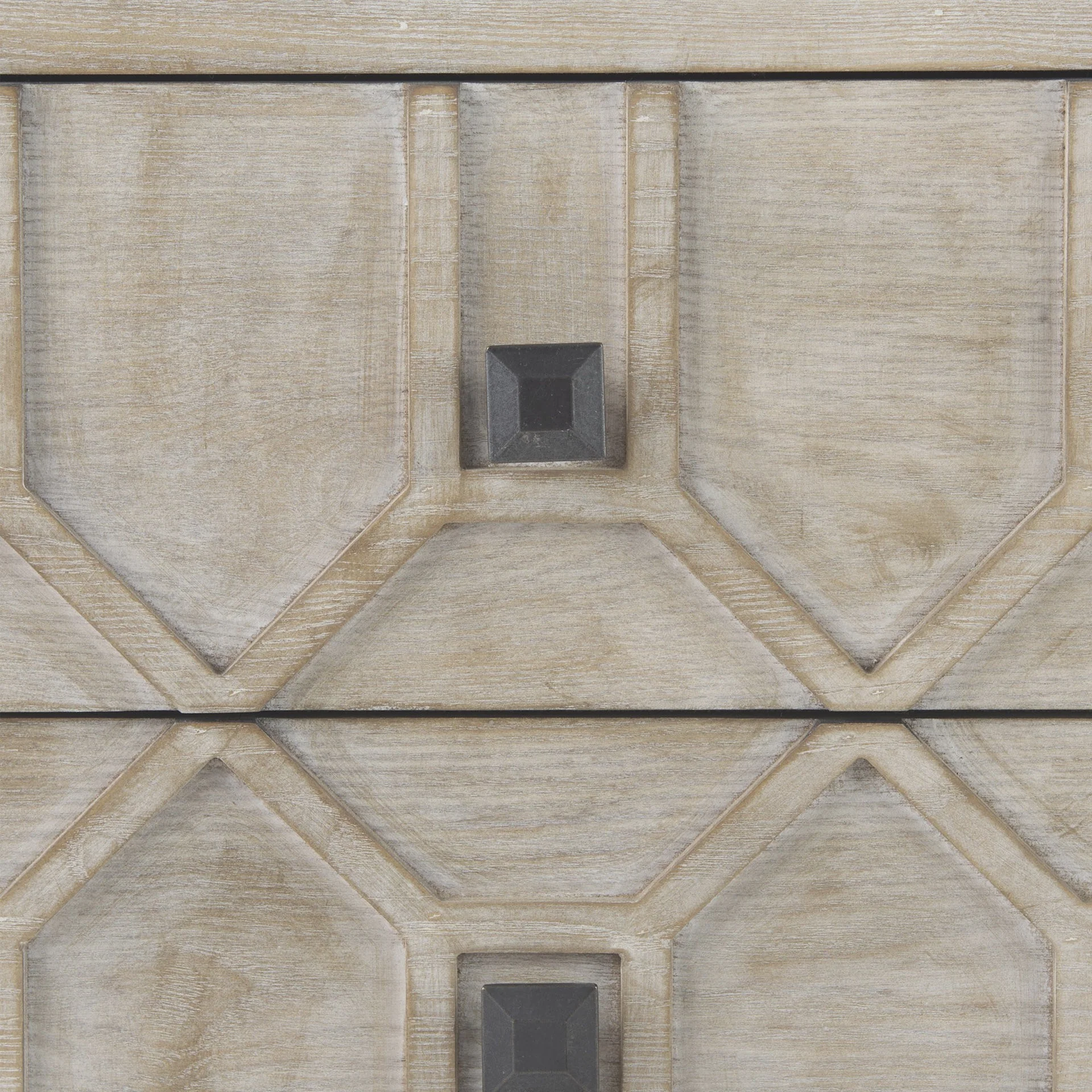 Contemporary Light Wash Diamond Accent Cabinet By Homeroots - Image 7