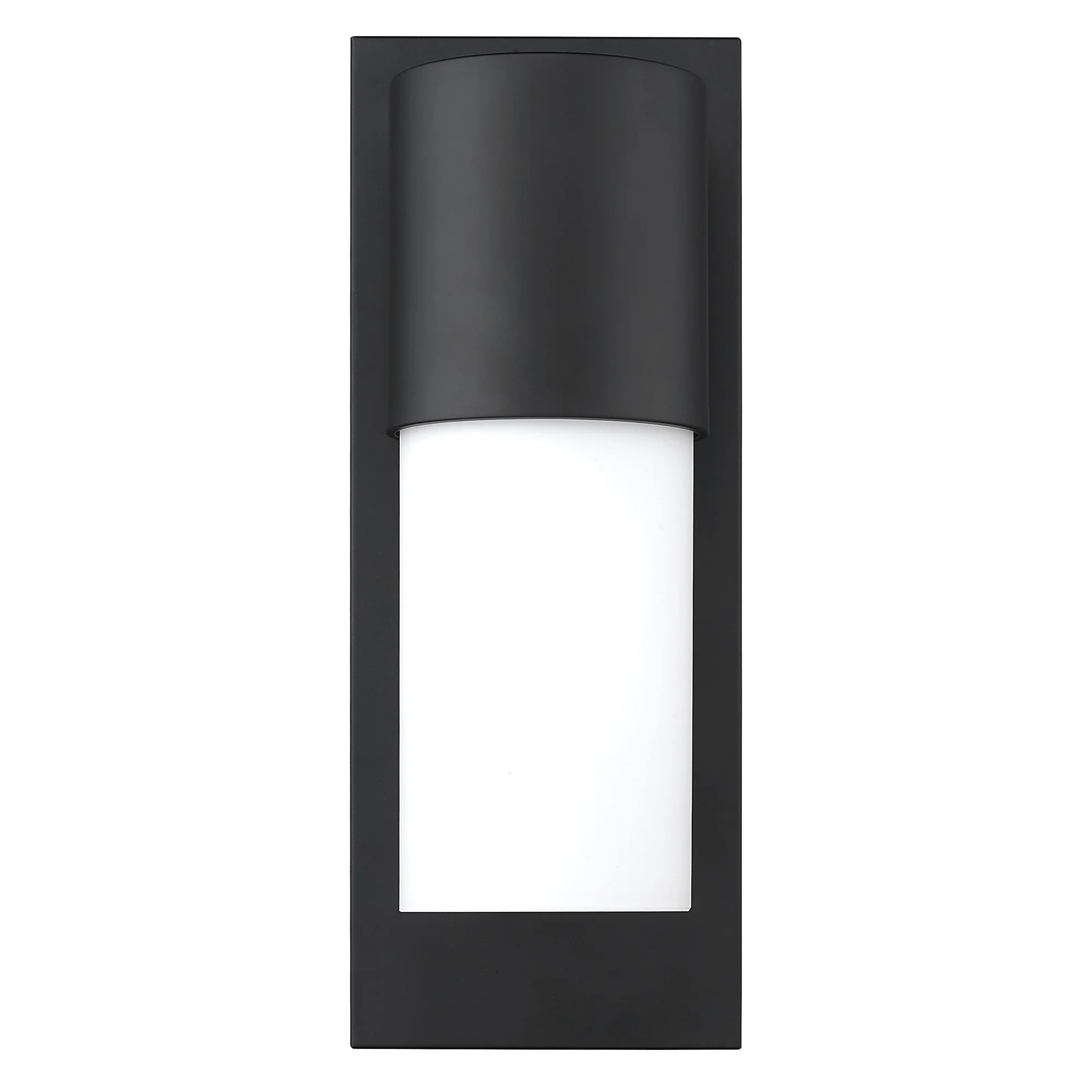 Contemporary Matte Black and White Wall Light By Homeroots - Image 3
