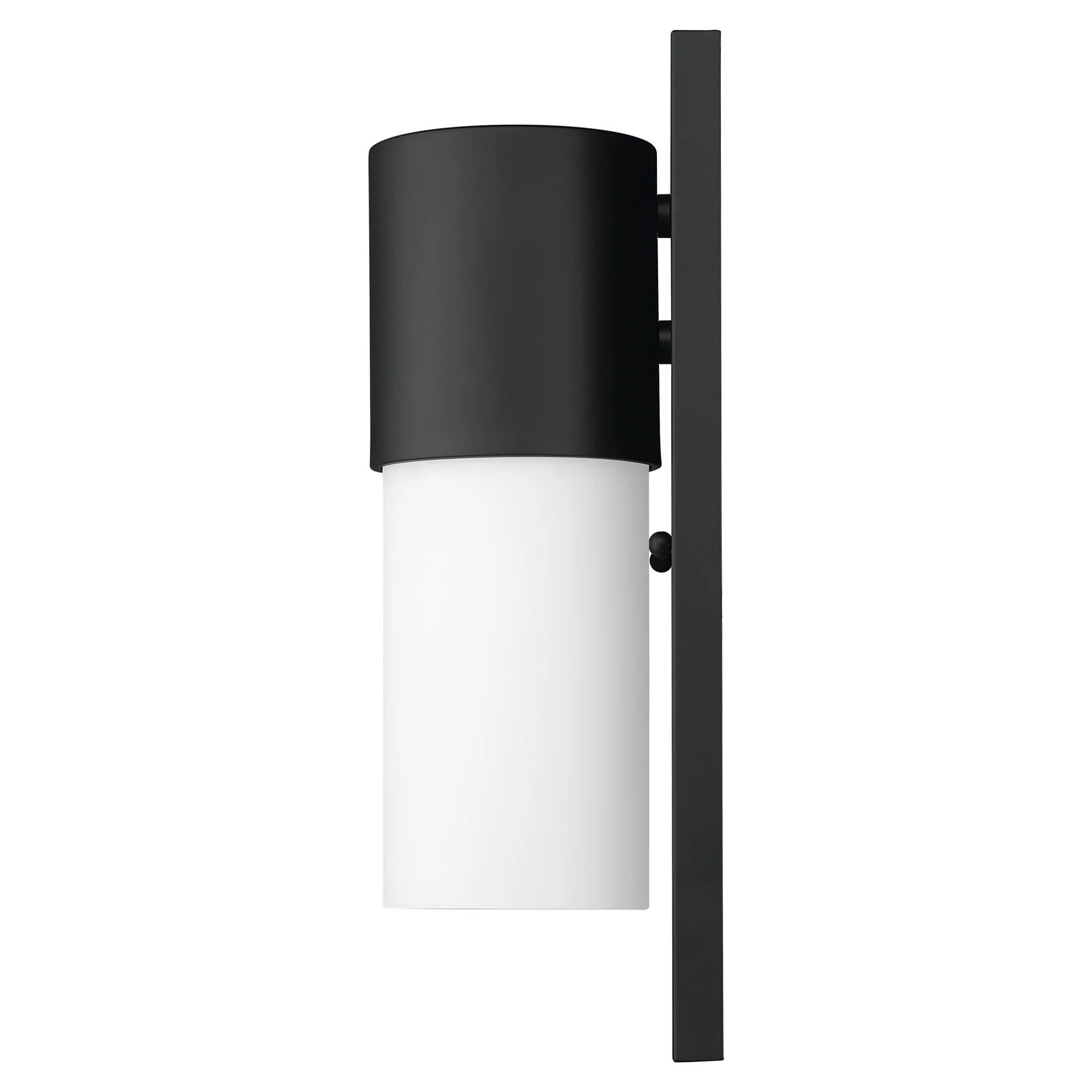 Contemporary Matte Black and White Wall Light By Homeroots - Image 5