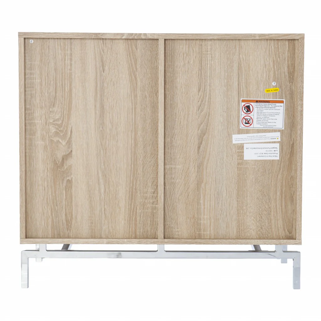 Contemporary Mirrored Circle Double Door Bar Cabinet By Homeroots - Image 7