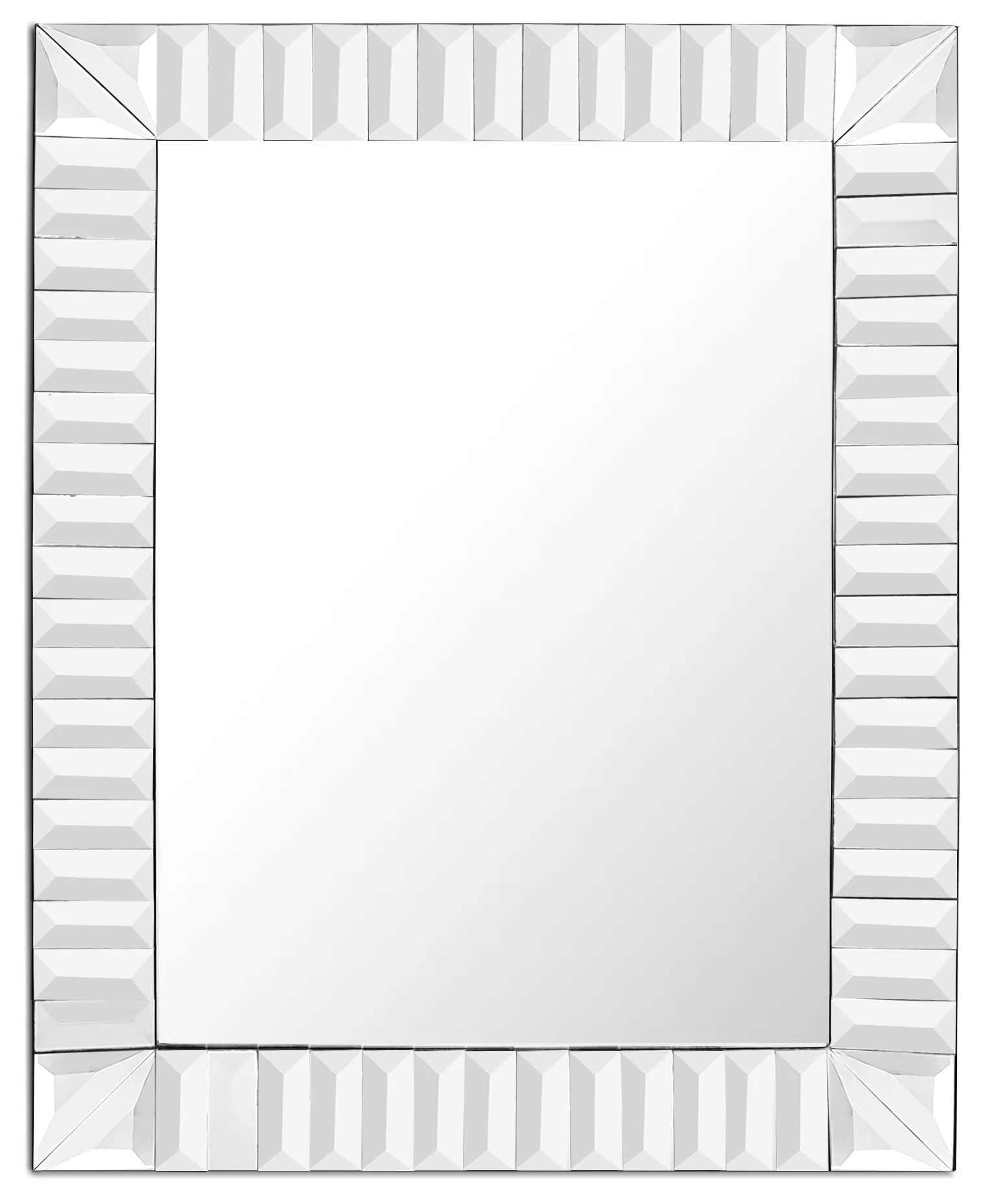 Contemporary Wave Wall Mirror By Homeroots - Image 2