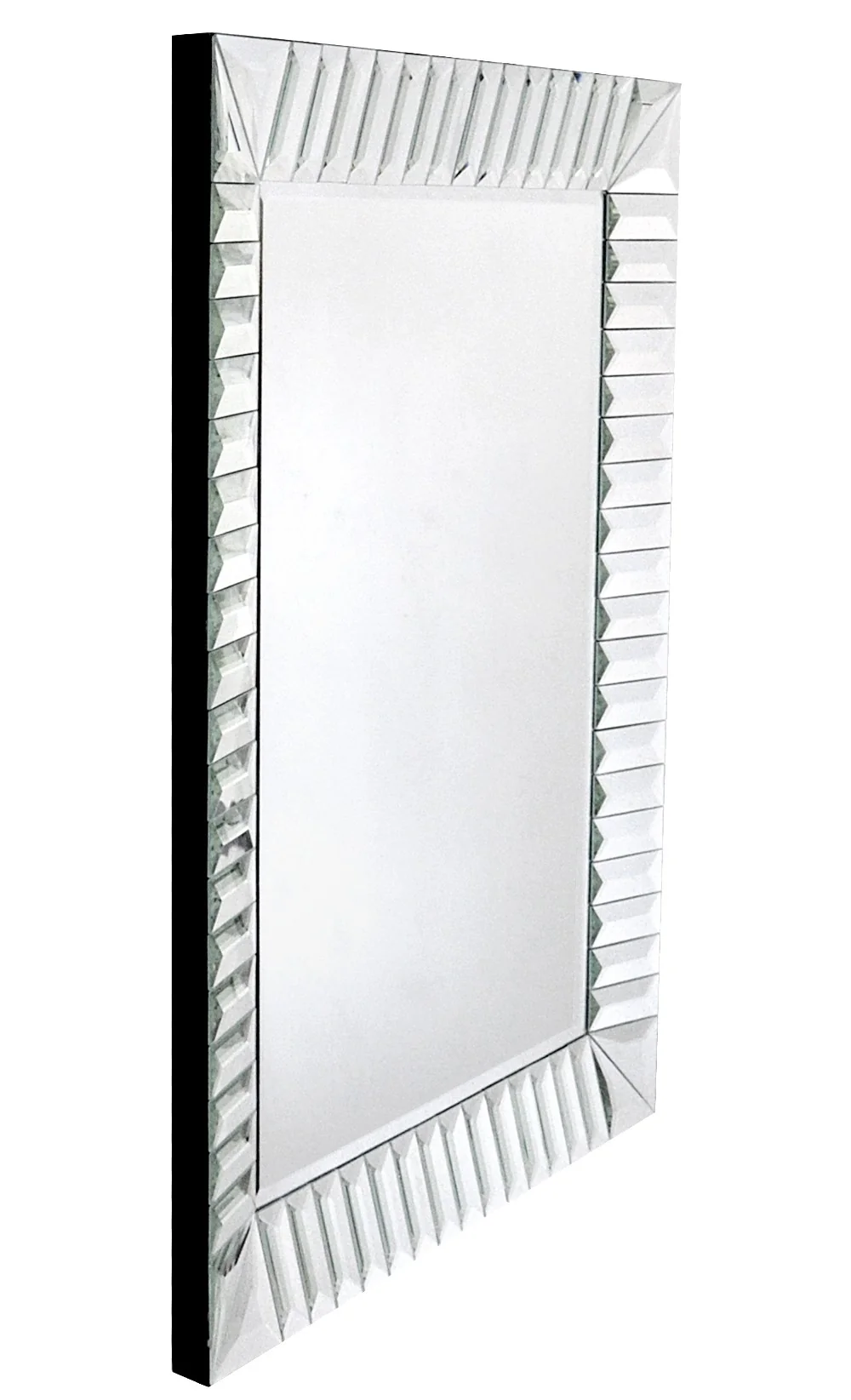 Contemporary Wave Wall Mirror By Homeroots - Image 3