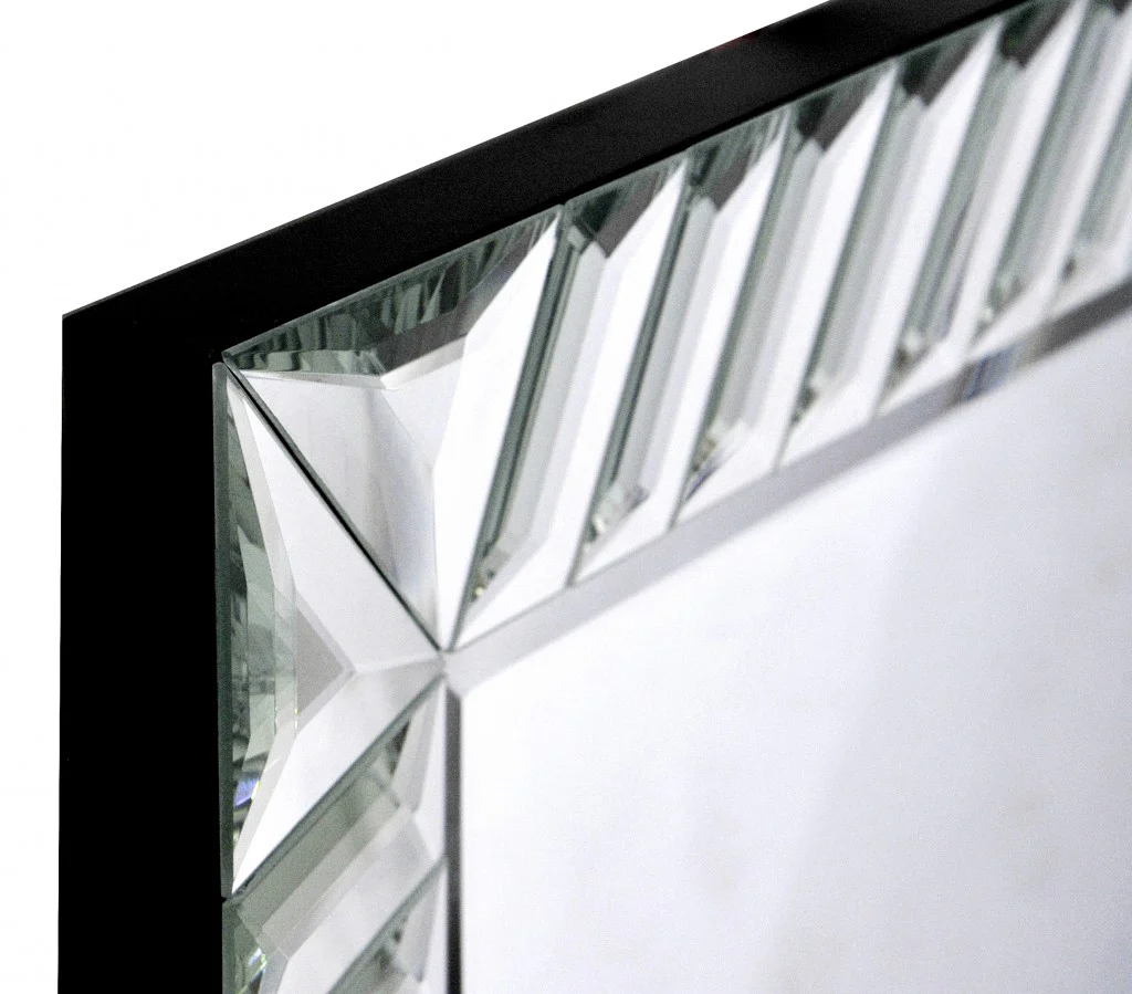 Contemporary Wave Wall Mirror By Homeroots - Image 5