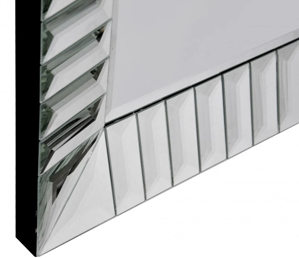 Contemporary Wave Wall Mirror By Homeroots - Image 6