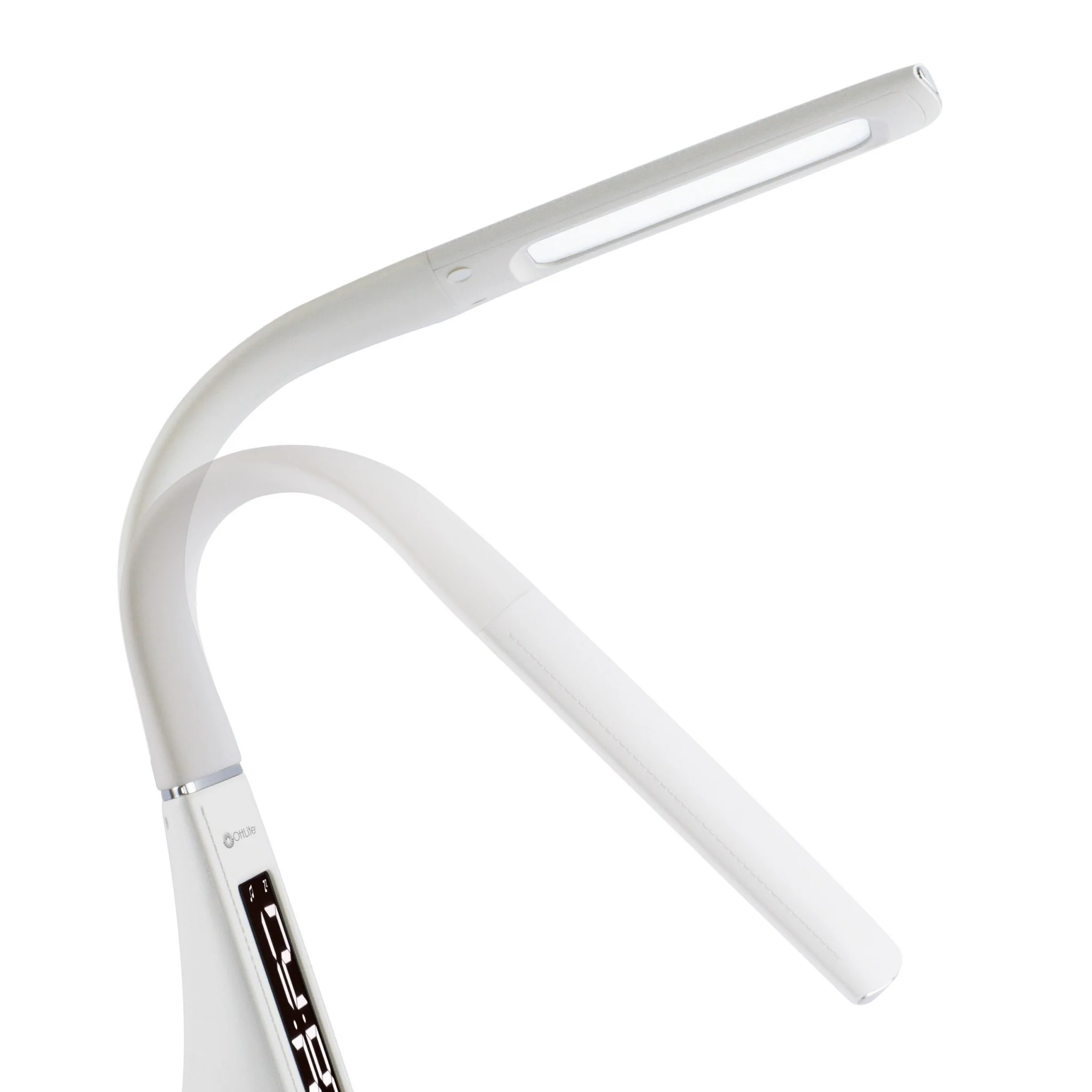 Contemporary White Sanitizing LED Desk Lamp By Homeroots - Image 2