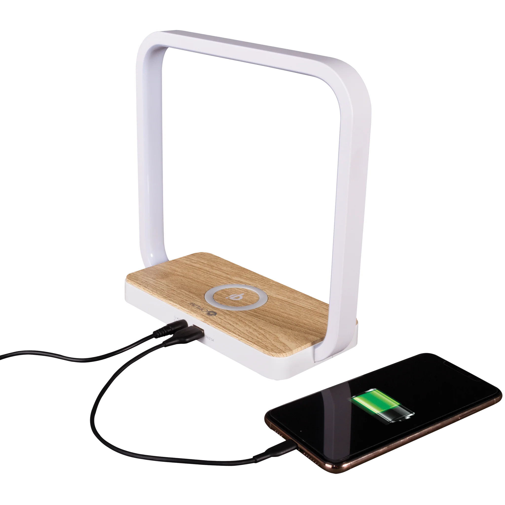 Contemporary White Wireless Phone Charger By Homeroots - Image 6