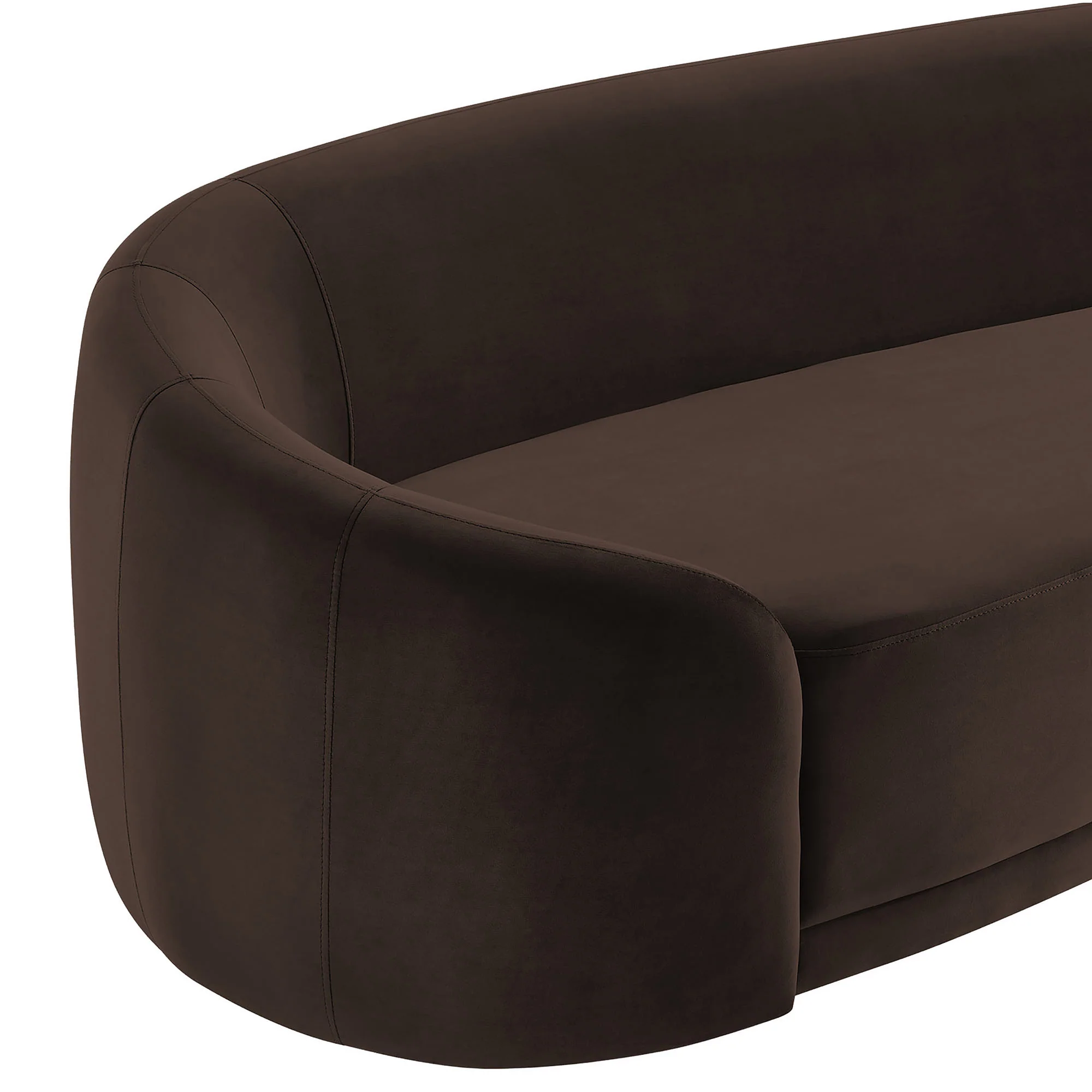 Contessa Curved Performance Velvet Sofa by Modway - Image 14