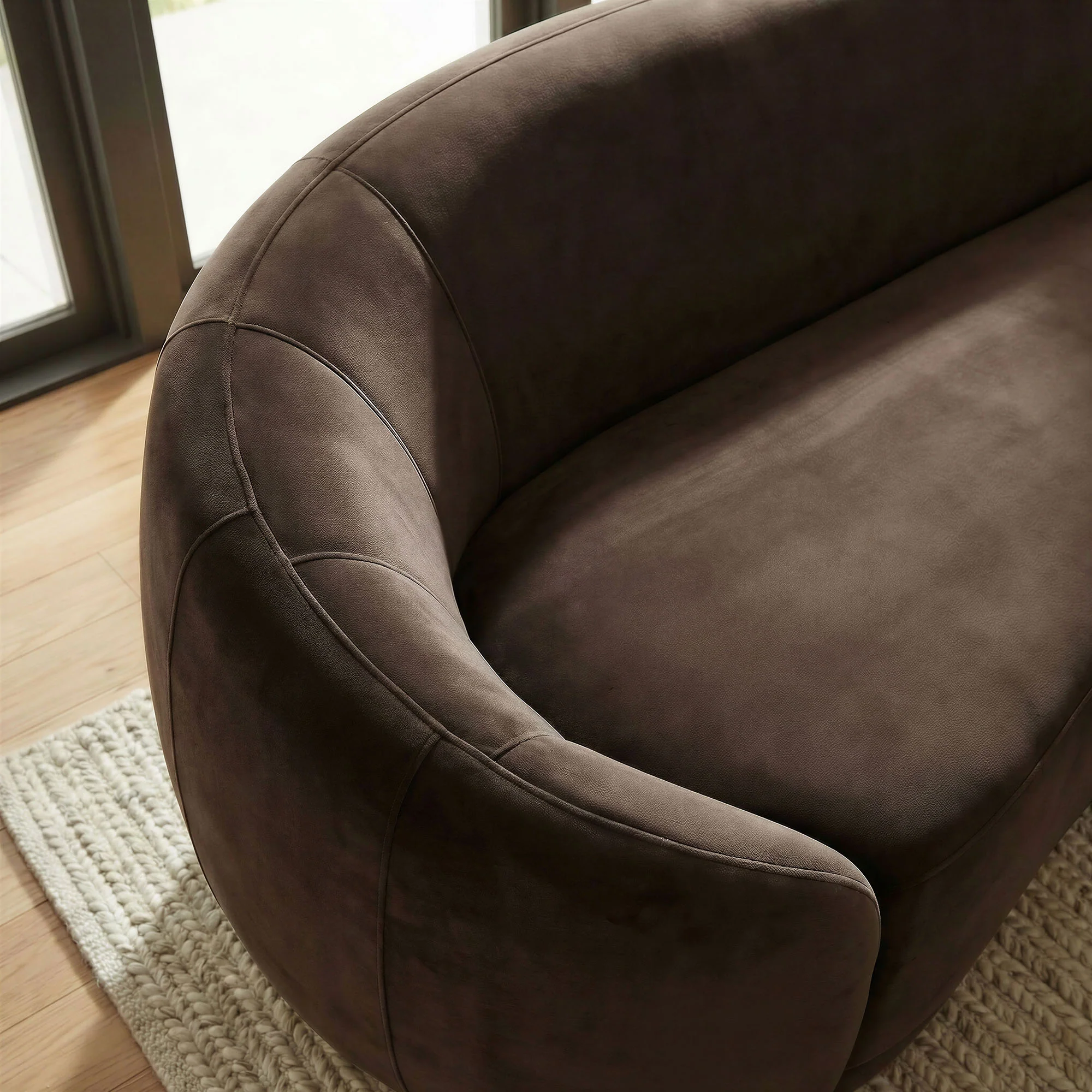 Contessa Curved Performance Velvet Sofa by Modway - Image 15