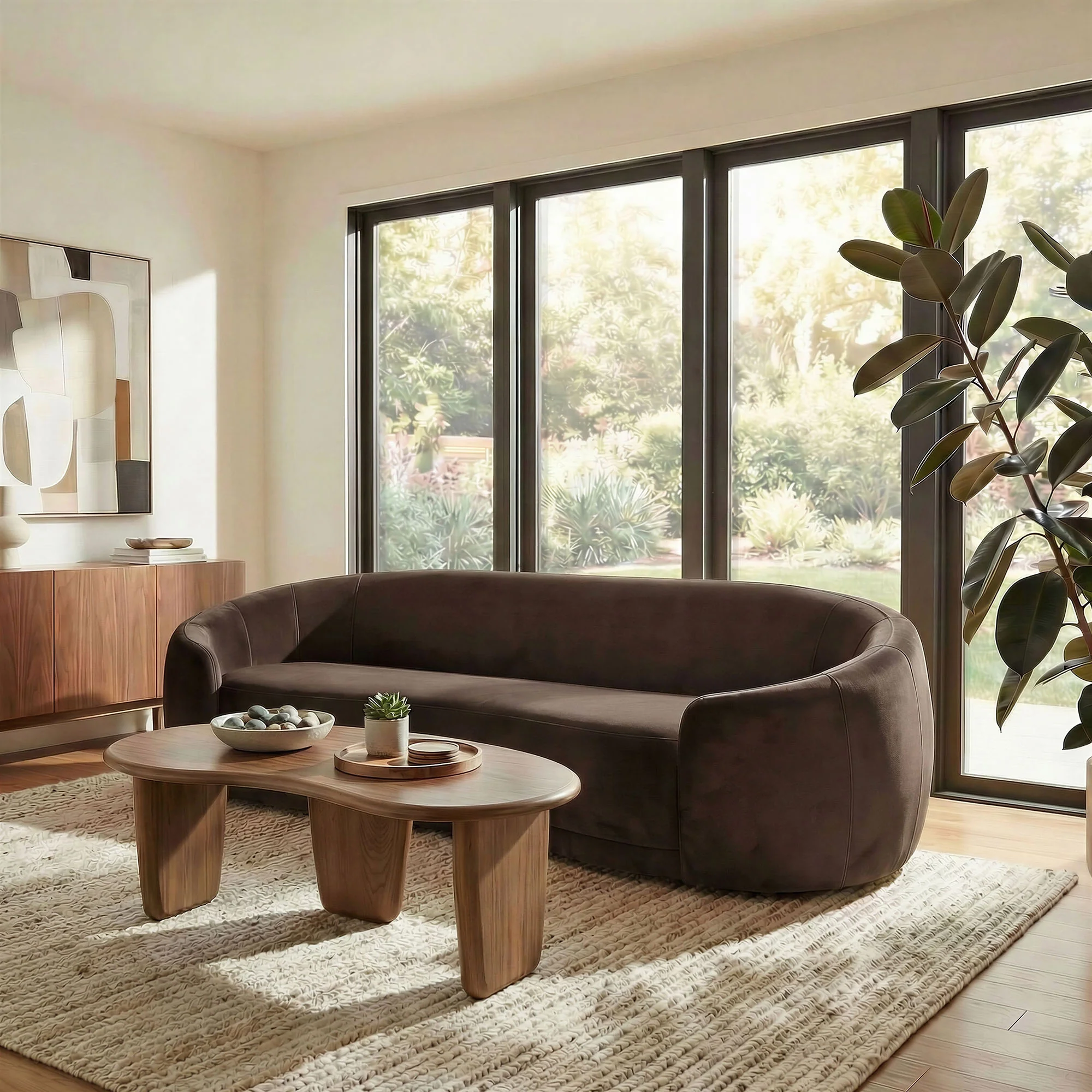 Contessa Curved Performance Velvet Sofa by Modway - Image 16