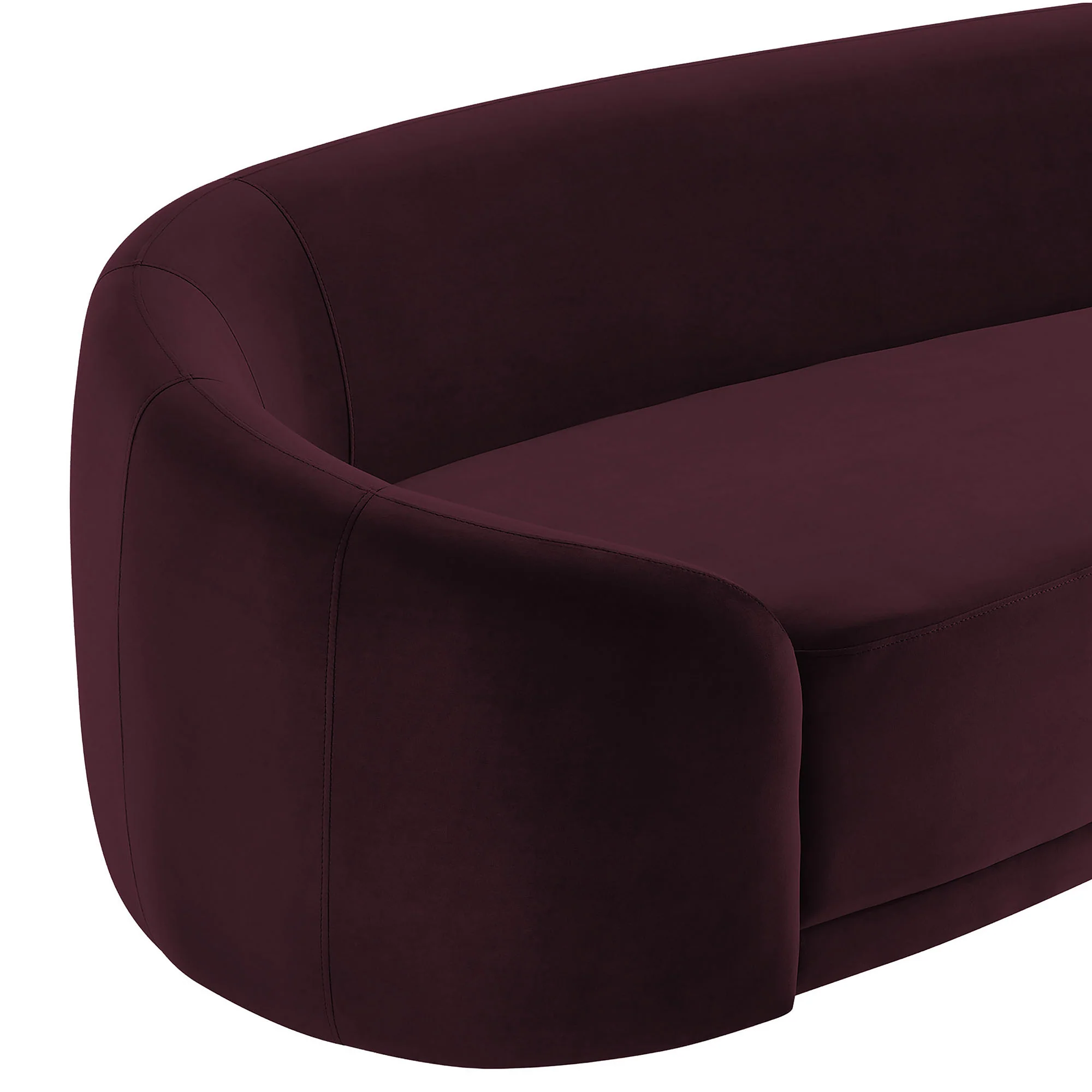 Contessa Curved Performance Velvet Sofa by Modway - Image 23