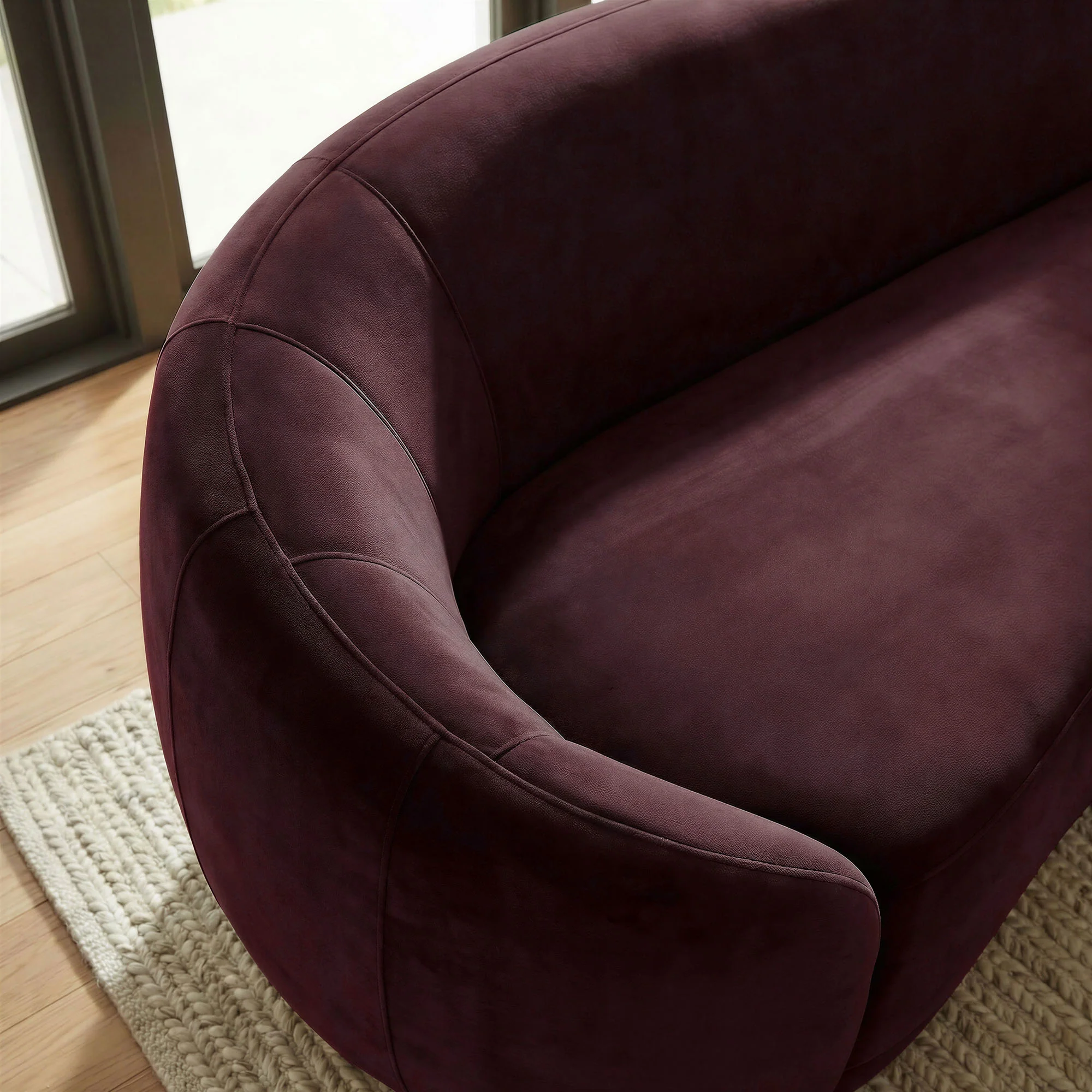 Contessa Curved Performance Velvet Sofa by Modway - Image 24