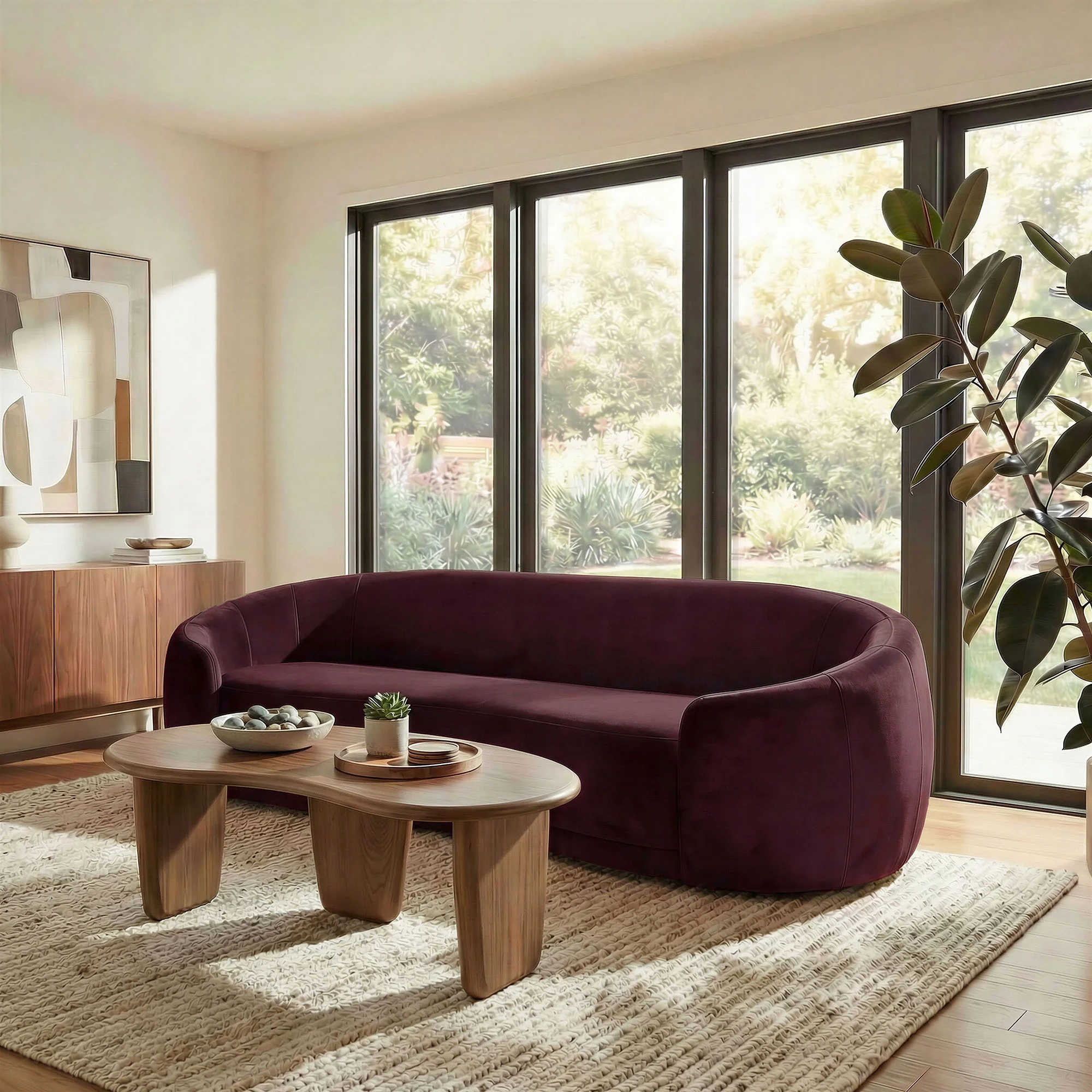 Contessa Curved Performance Velvet Sofa by Modway - Image 25