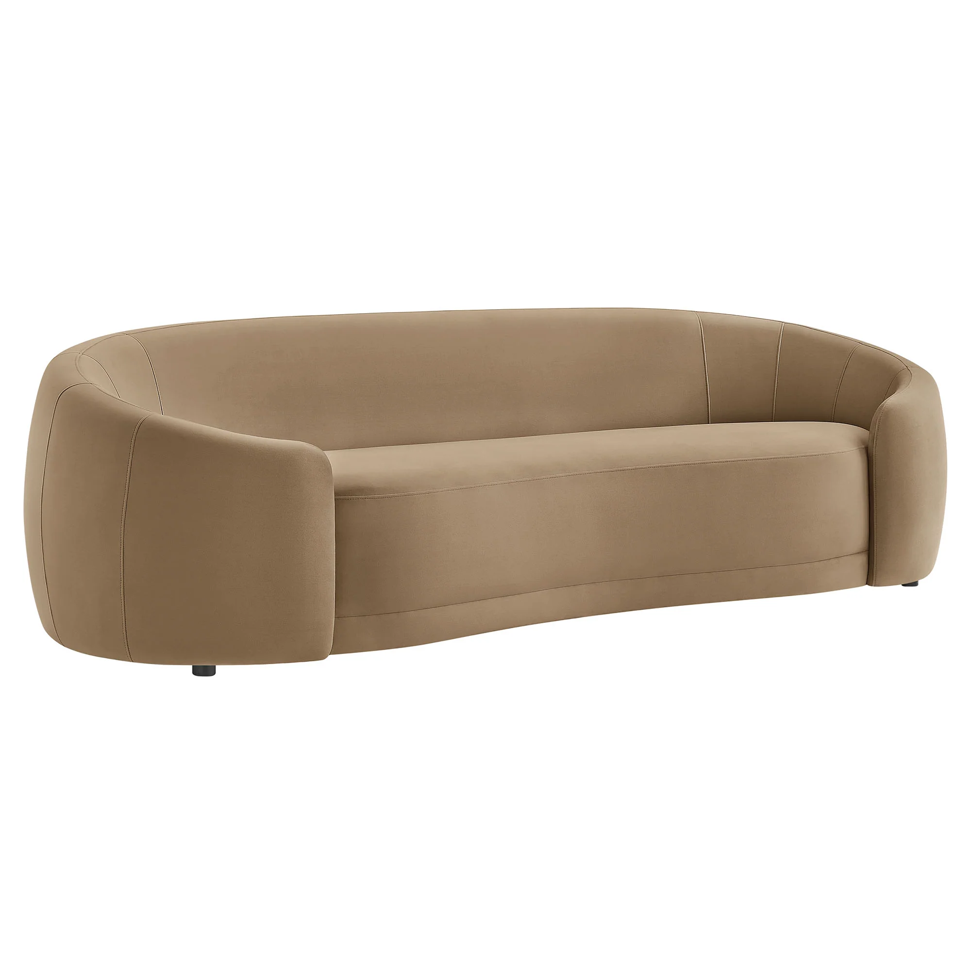 Contessa Curved Performance Velvet Sofa by Modway - Image 28
