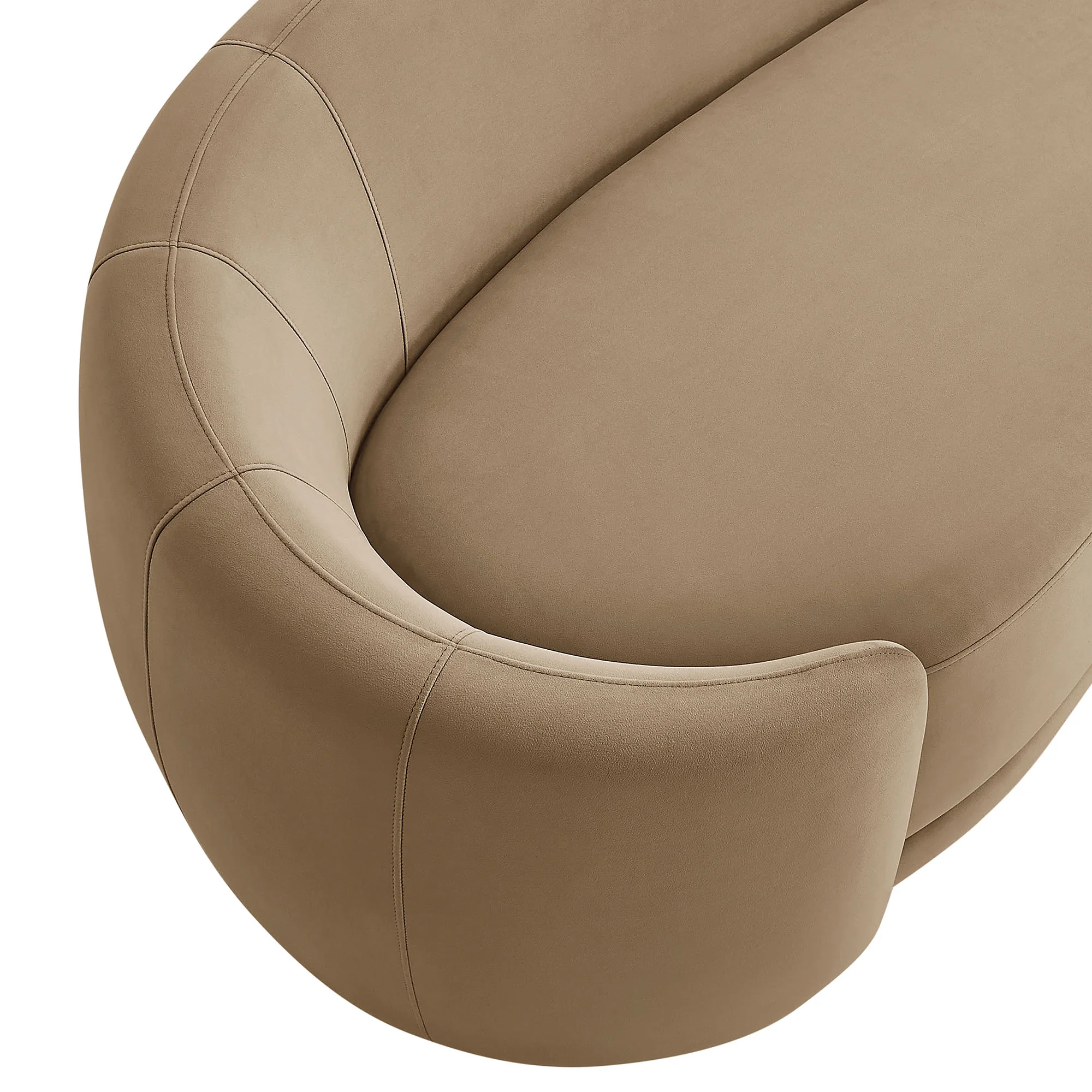 Contessa Curved Performance Velvet Sofa by Modway - Image 32