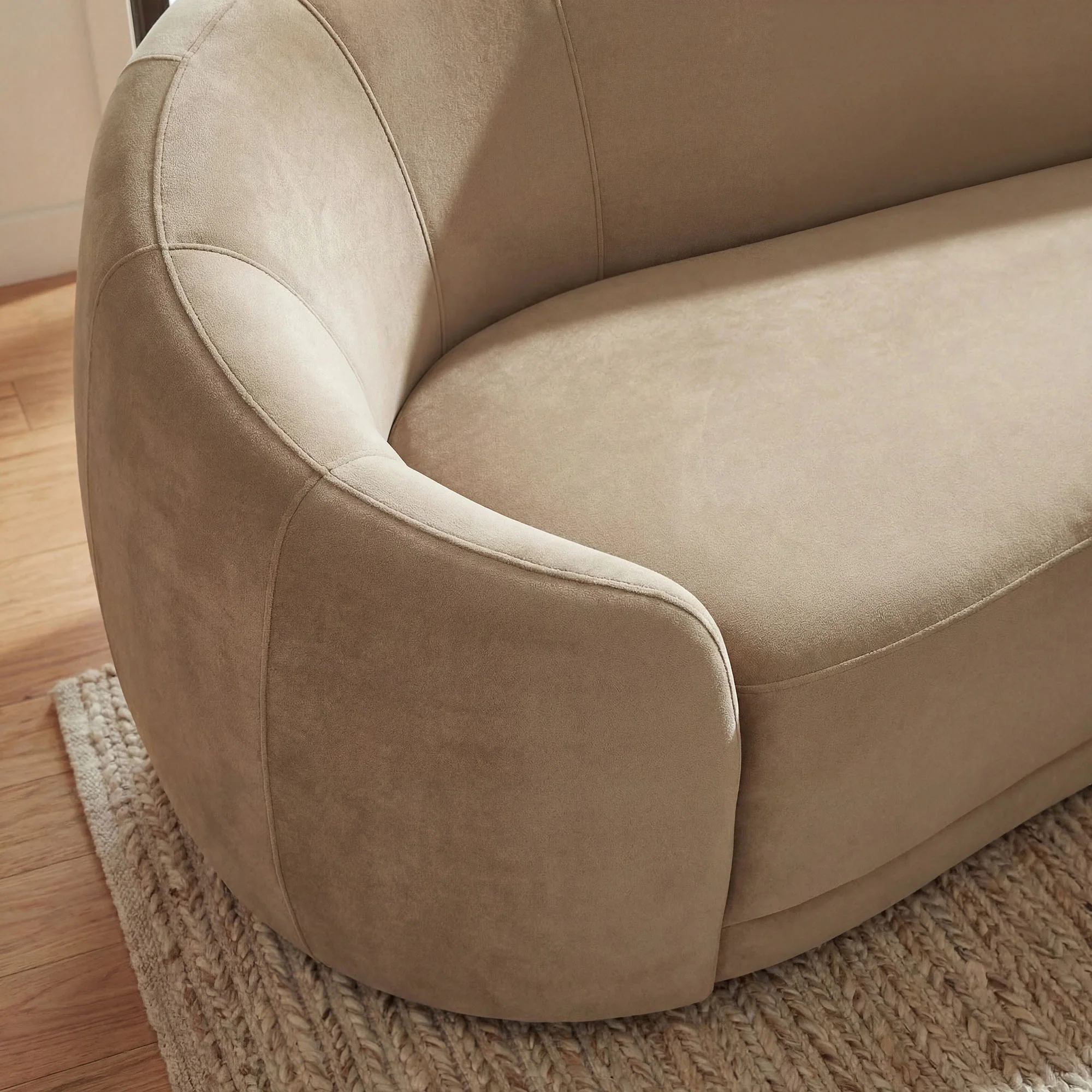 Contessa Curved Performance Velvet Sofa by Modway - Image 33