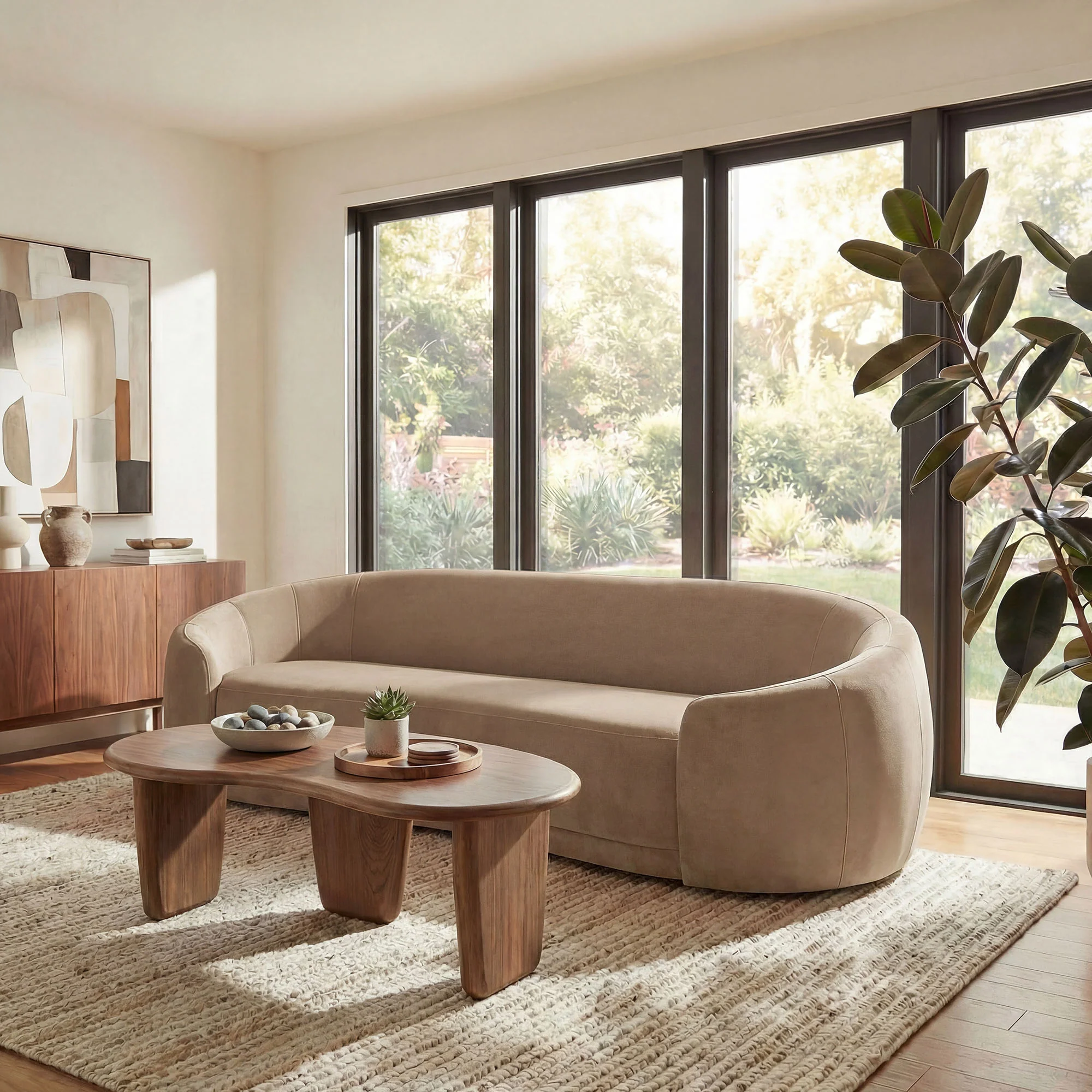 Contessa Curved Performance Velvet Sofa by Modway - Image 35