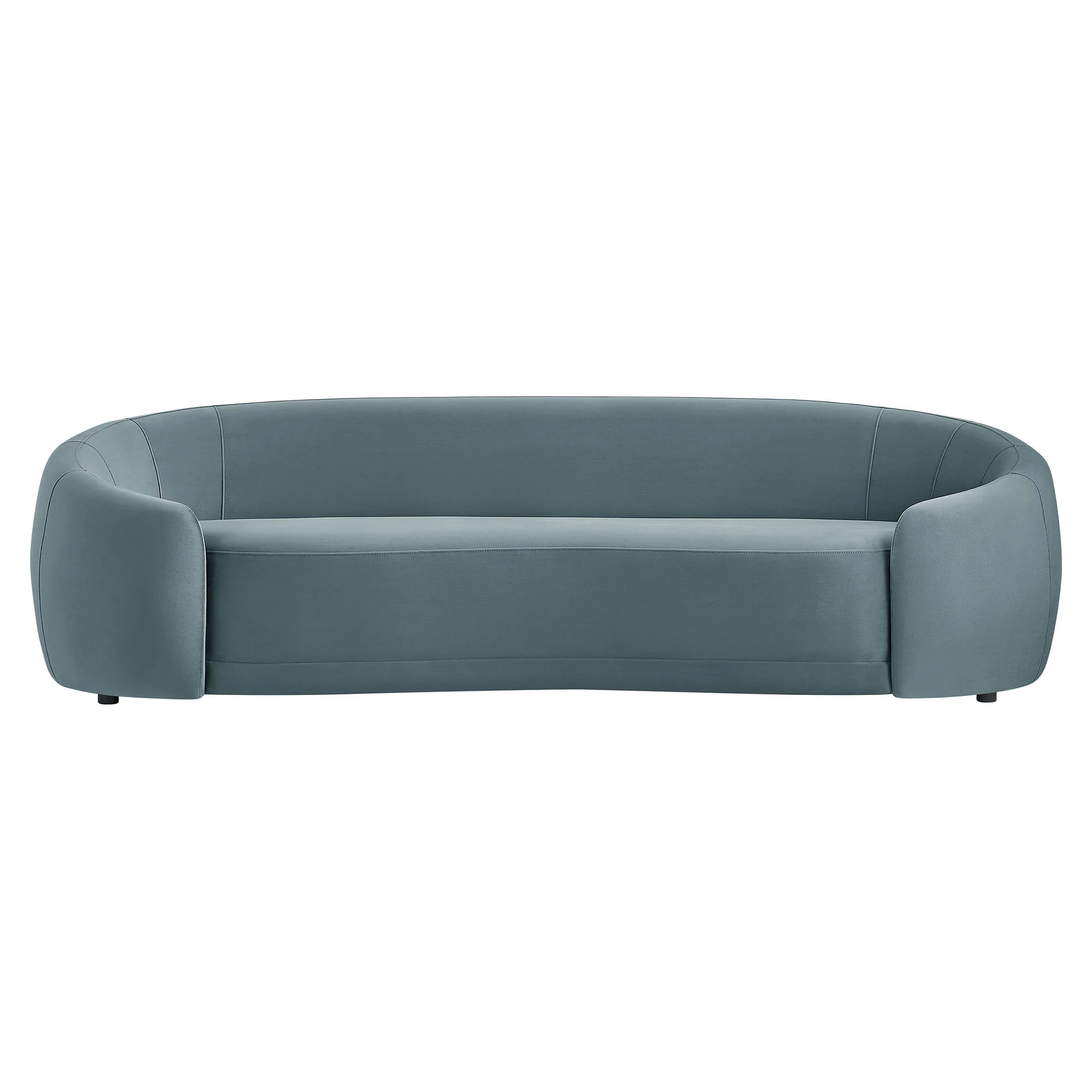 Contessa Curved Performance Velvet Sofa by Modway - Image 4