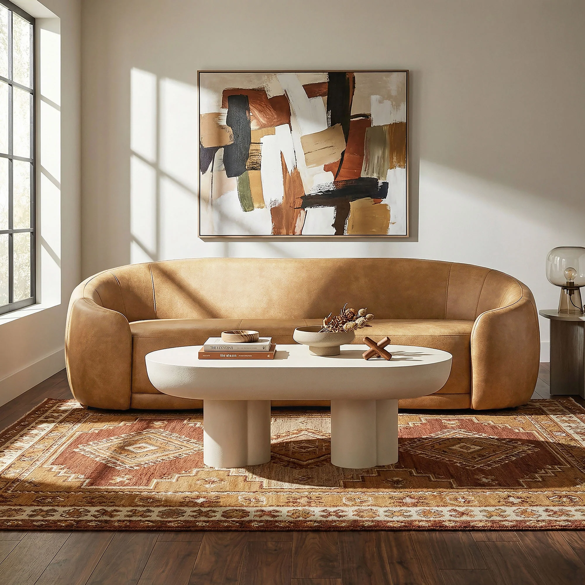 Contessa Curved Vegan Leather Sofa by Modway - Image 7