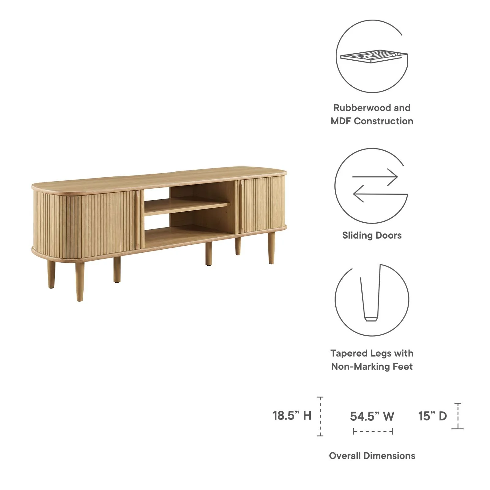 Contour 55" TV Stand By Modway - EEI-6158 - Image 17