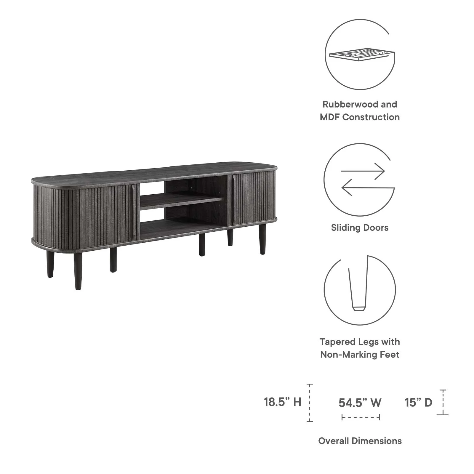 Contour 55" TV Stand By Modway - EEI-6158 - Image 9
