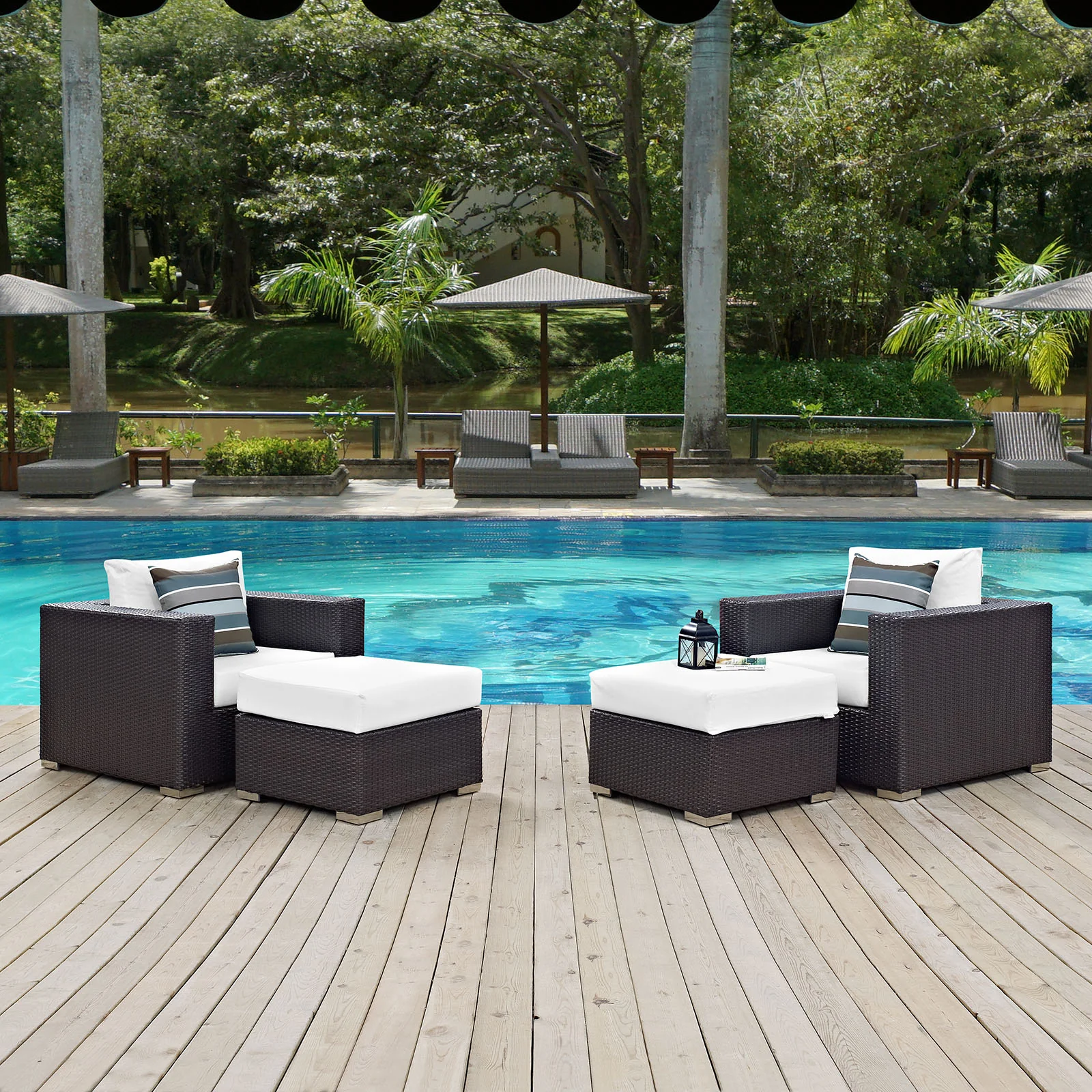 Convene 4 Piece Outdoor Patio Sectional Set By Modway - EEI-2367 - Image 31