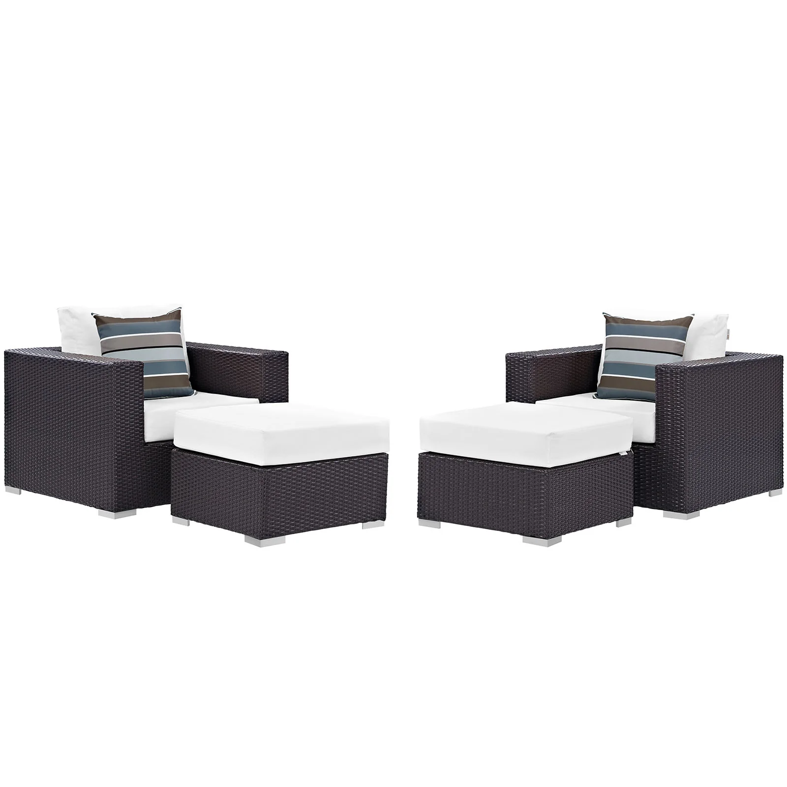 Convene 4 Piece Outdoor Patio Sectional Set By Modway - EEI-2367 - Image 32