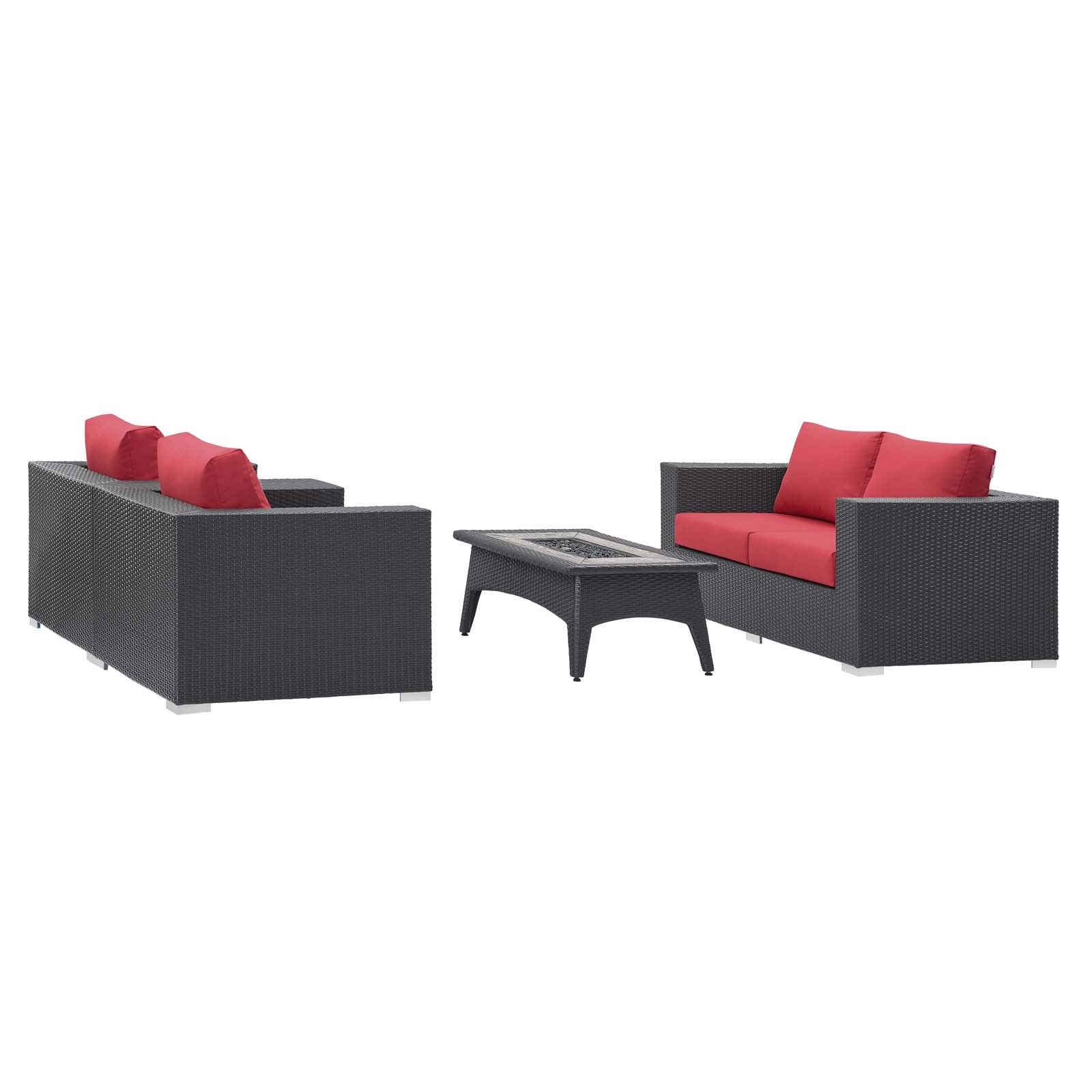 Convene 4 Piece Set Outdoor Patio with Fire Pit By Modway - EEI-3725 - Image 10