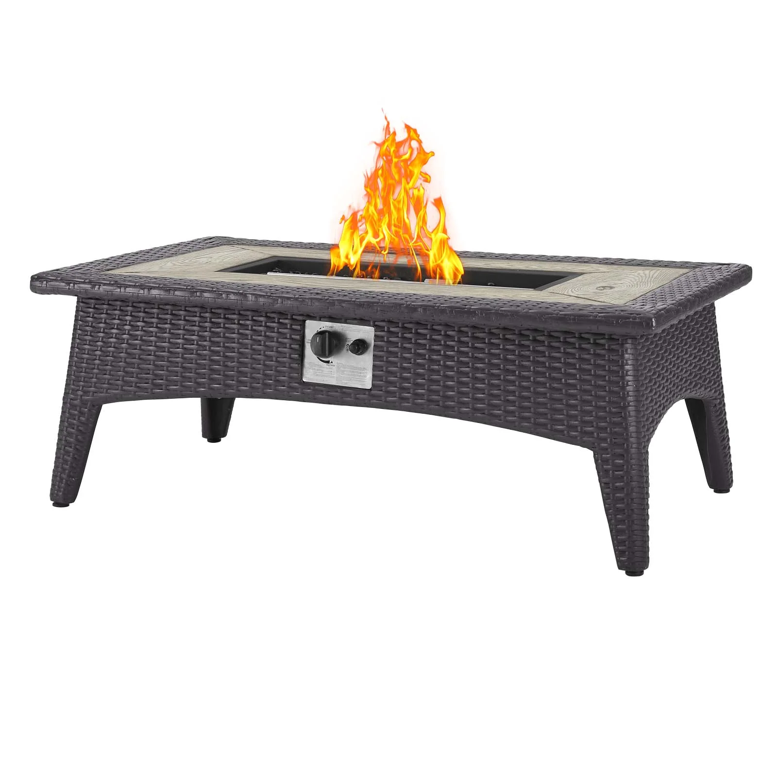 Convene 4 Piece Set Outdoor Patio with Fire Pit By Modway - EEI-3725 - Image 16