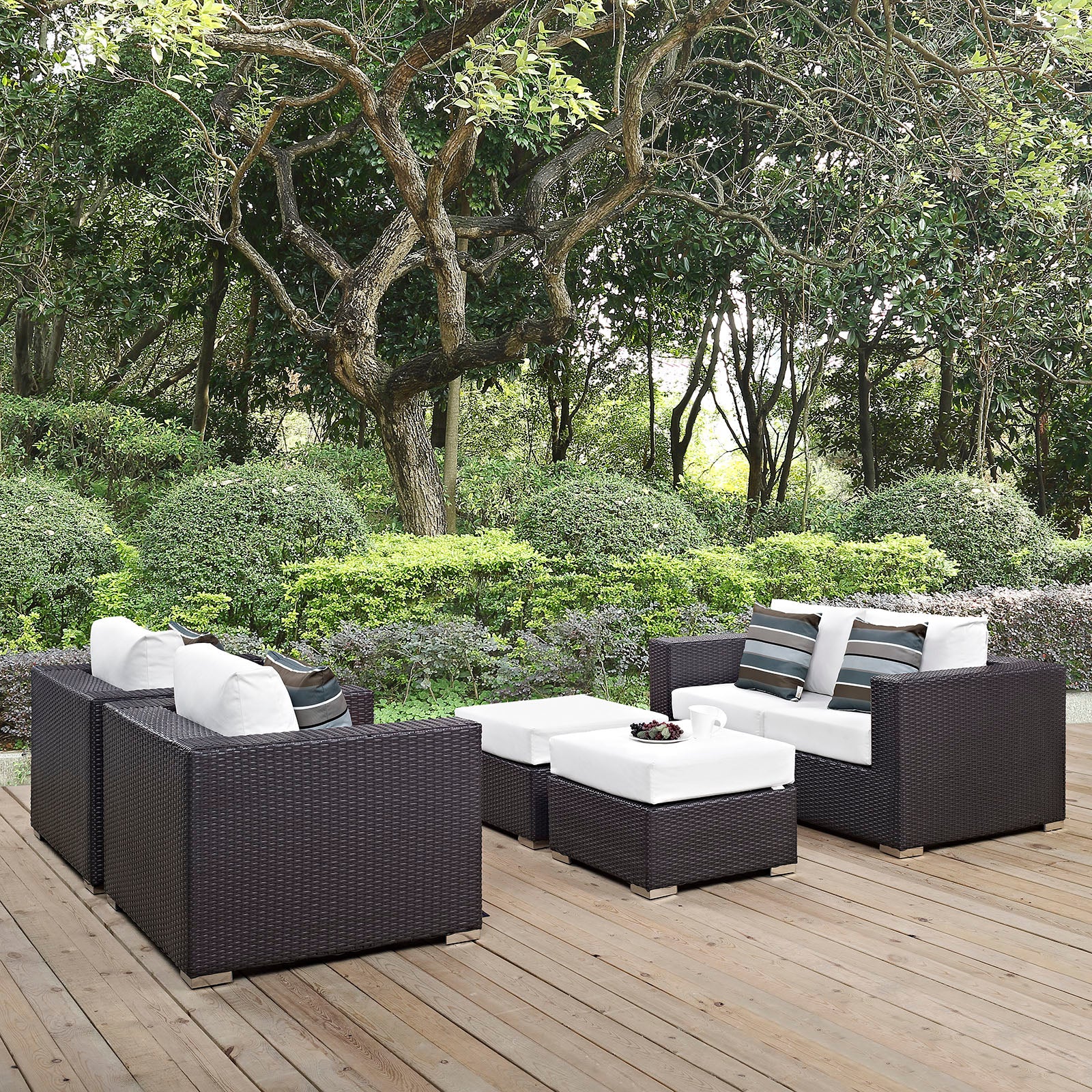 Convene 5 Piece Outdoor Patio Sofa Set By Modway - EEI-2351 - Image 31