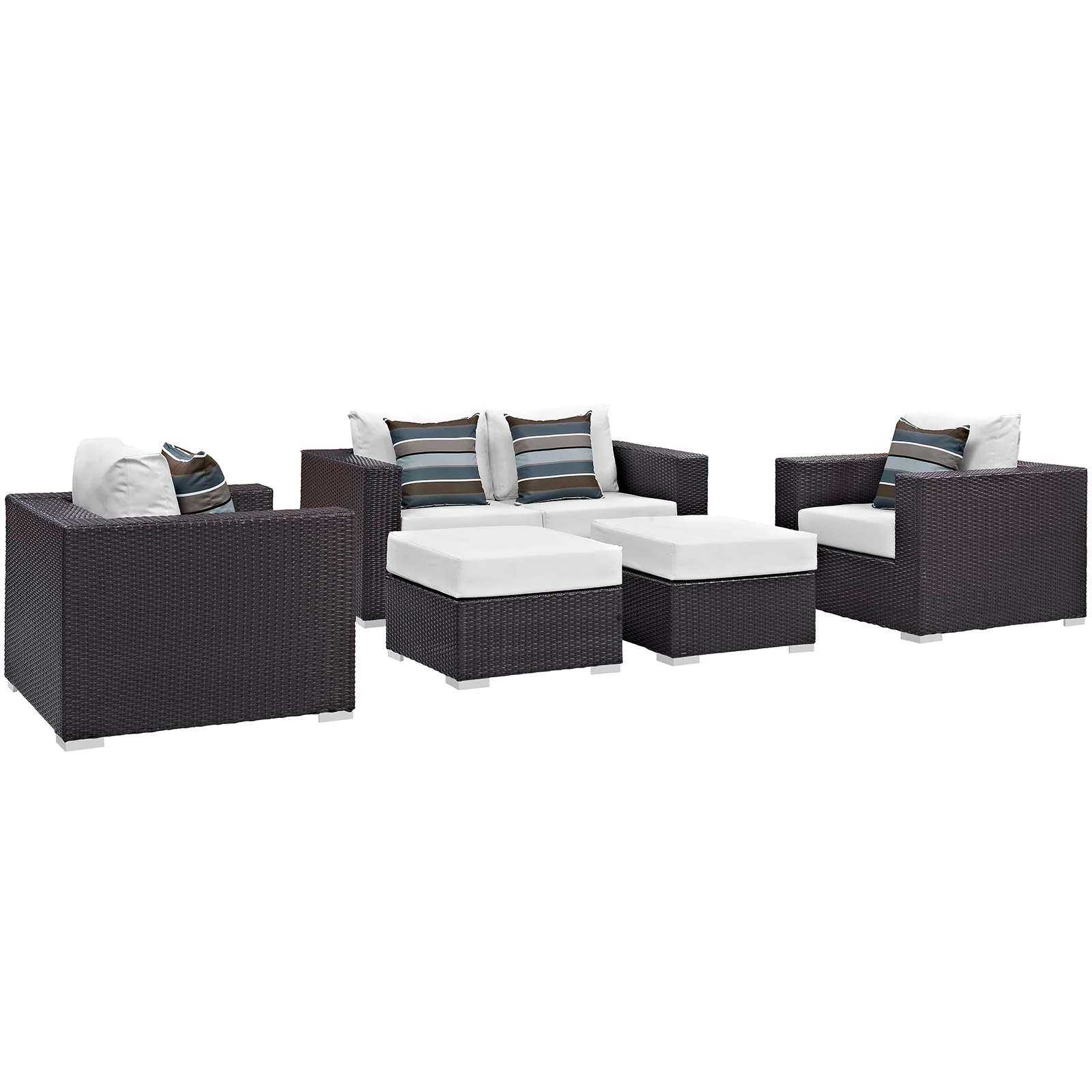 Convene 5 Piece Outdoor Patio Sofa Set By Modway - EEI-2351 - Image 32