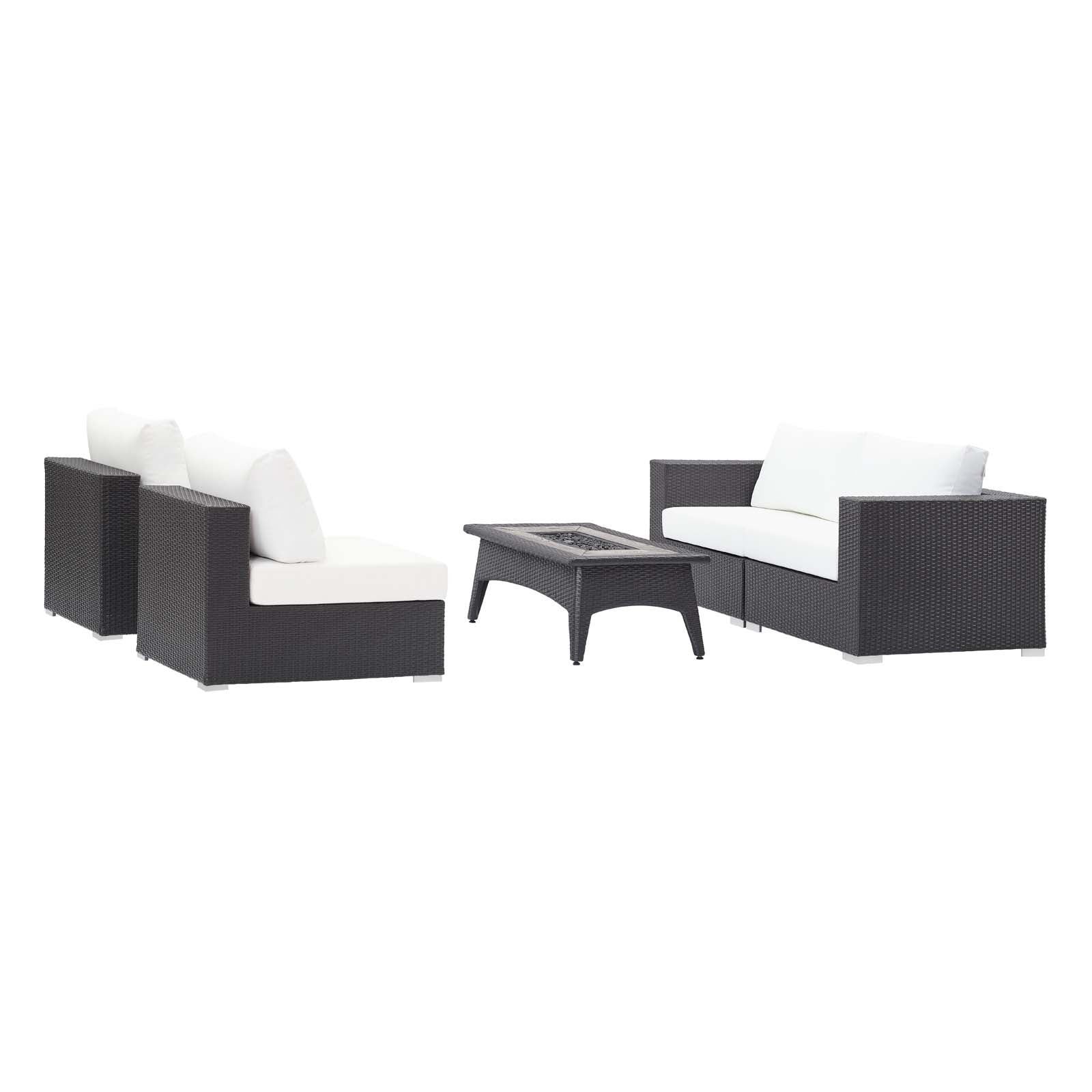 Convene 5 Piece Set Outdoor Patio with Fire Pit By Modway - EEI-3723 - Image 26