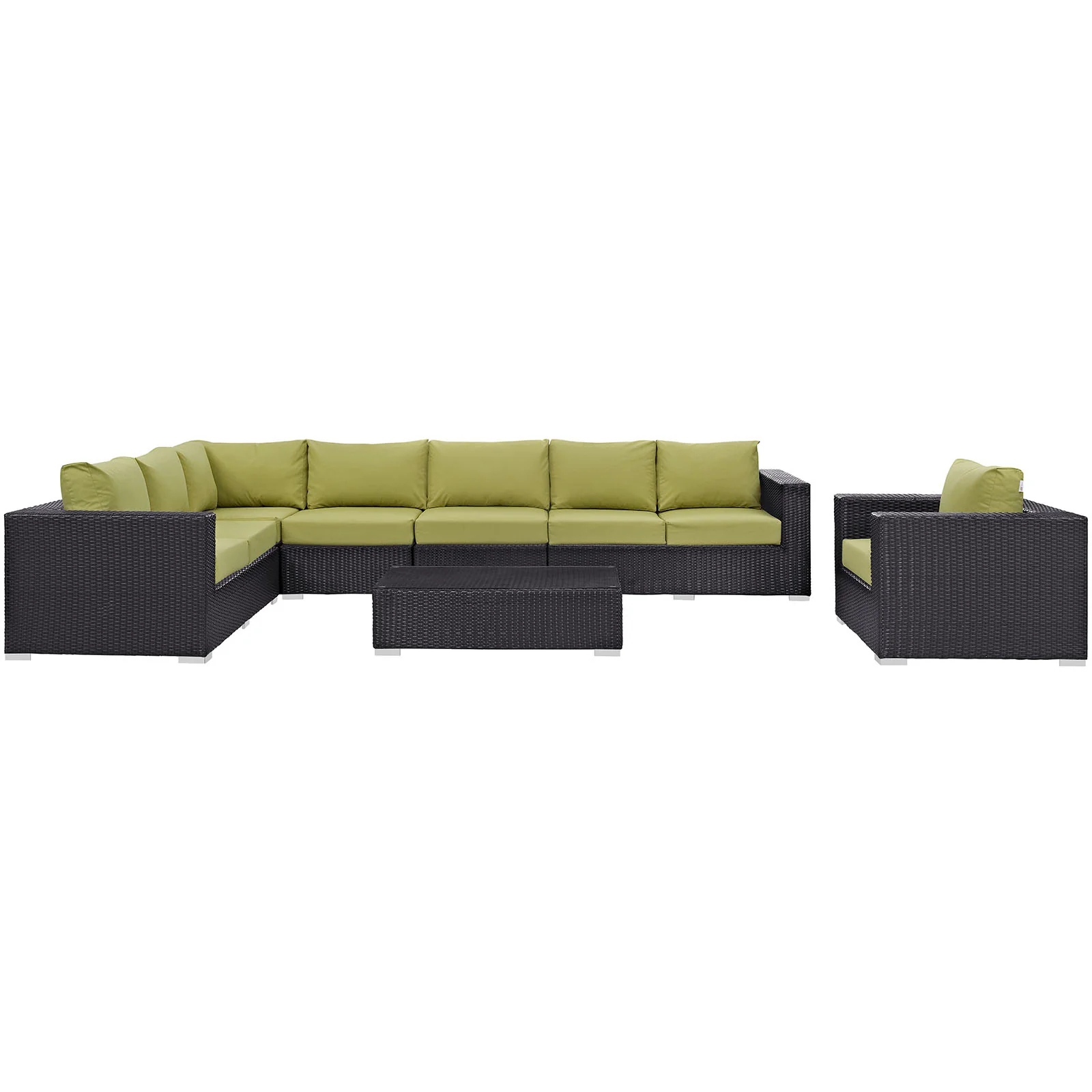 Convene 7 Piece Outdoor Patio Sectional Set By Modway - EEI-2162 - Image 4