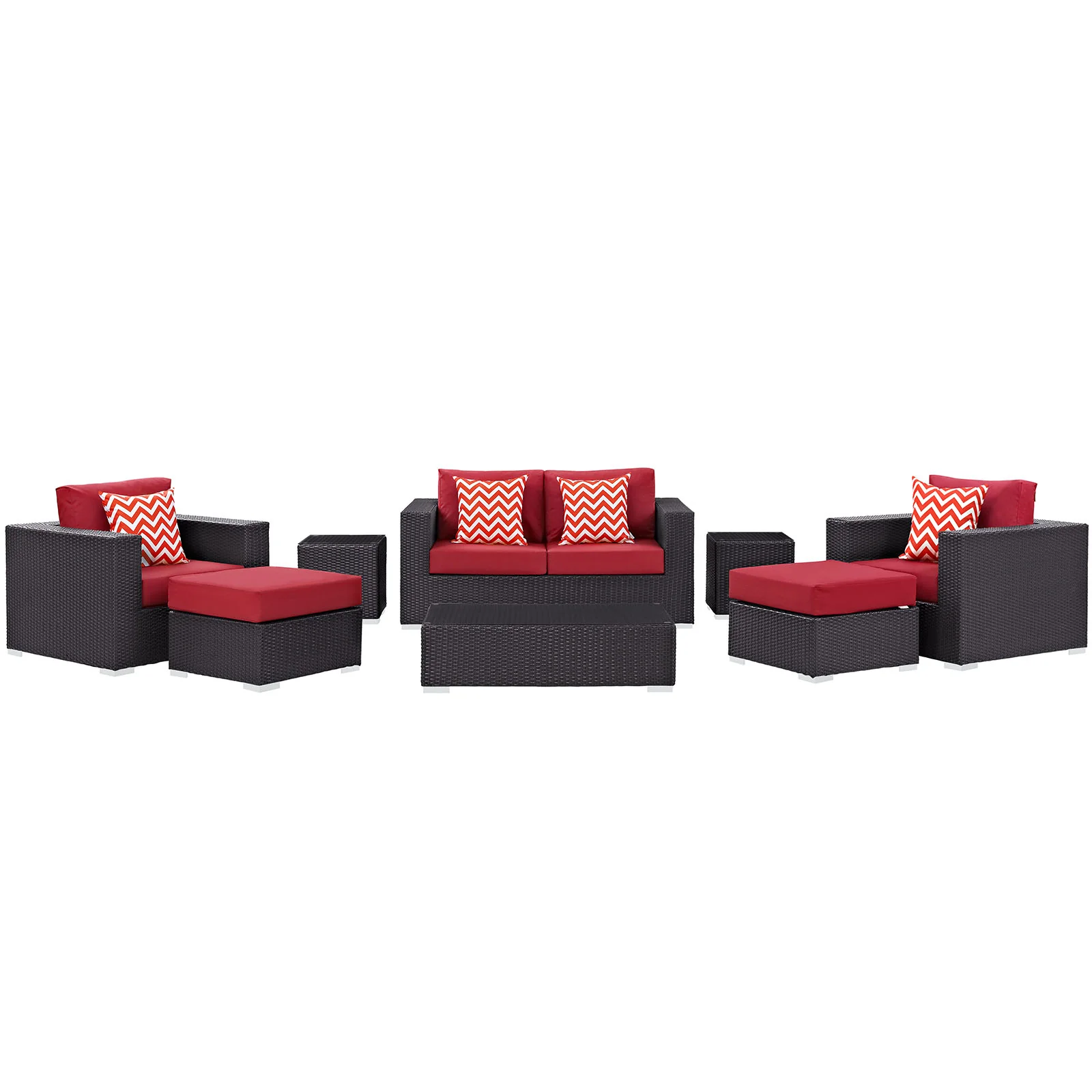 Convene 8 Piece Outdoor Patio Sofa Set By Modway - EEI-2352 - Image 23