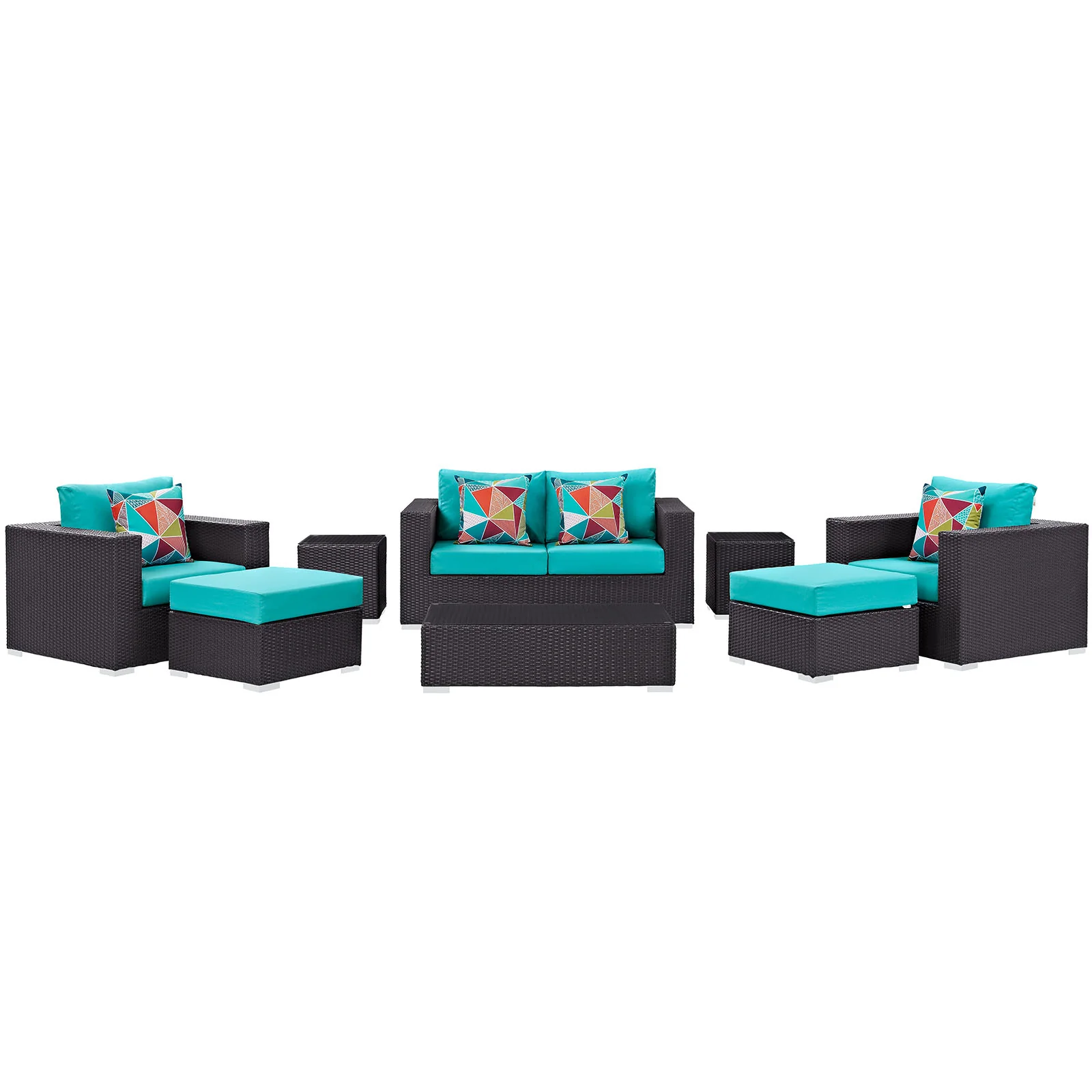 Convene 8 Piece Outdoor Patio Sofa Set By Modway - EEI-2352 - Image 30