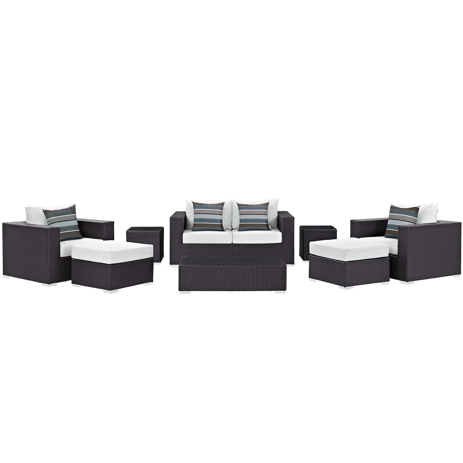 Convene 8 Piece Outdoor Patio Sofa Set By Modway - EEI-2352 - Image 37