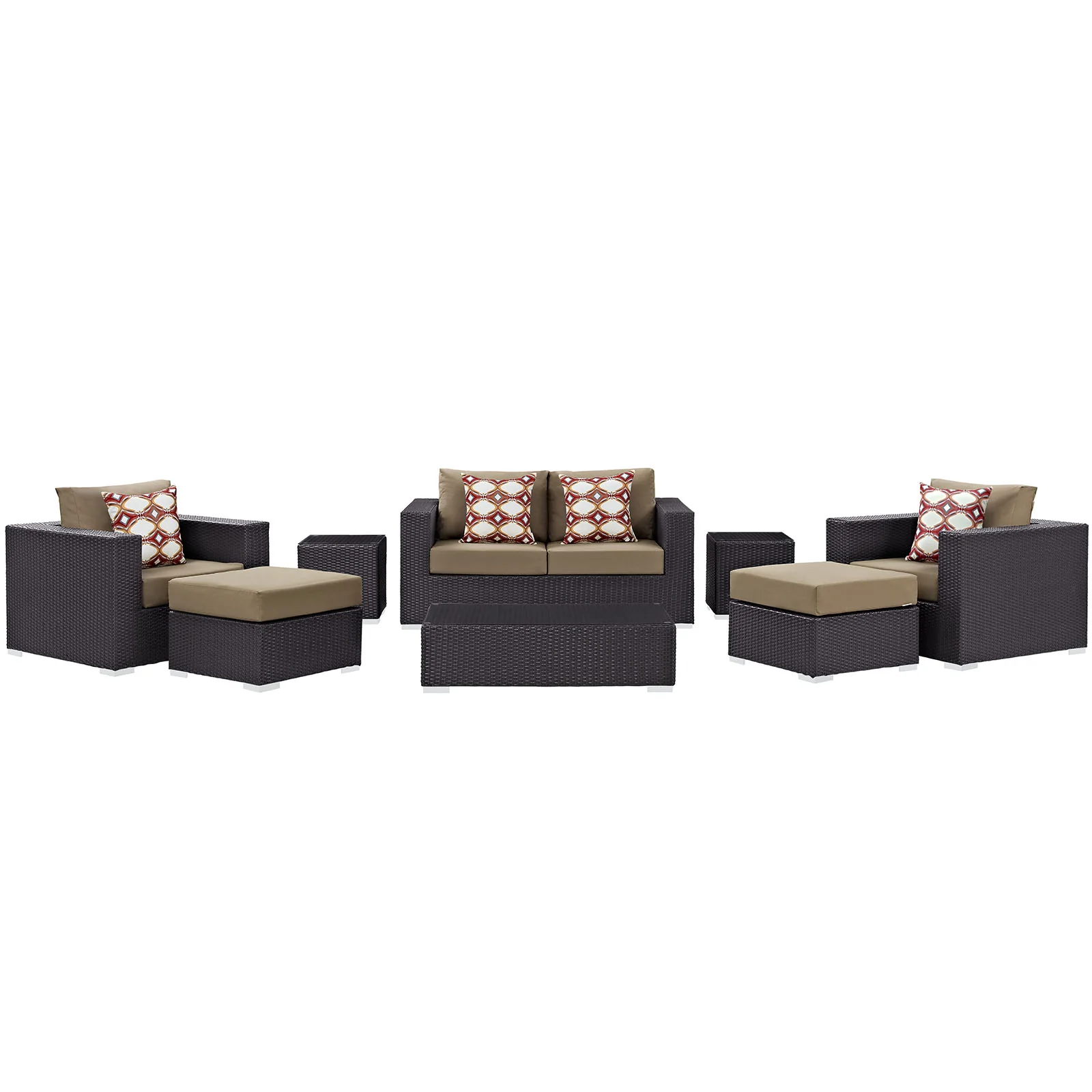 Convene 8 Piece Outdoor Patio Sofa Set By Modway - EEI-2352 - Image 9