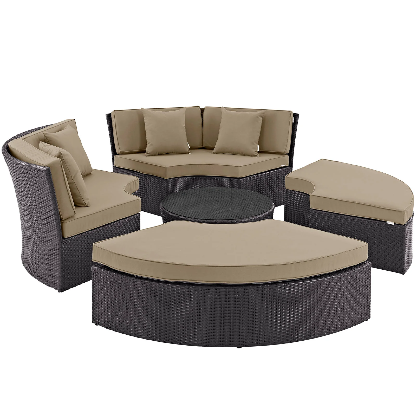 Convene Circular Outdoor Patio Daybed Set By Modway - EEI-2171 - Image 12